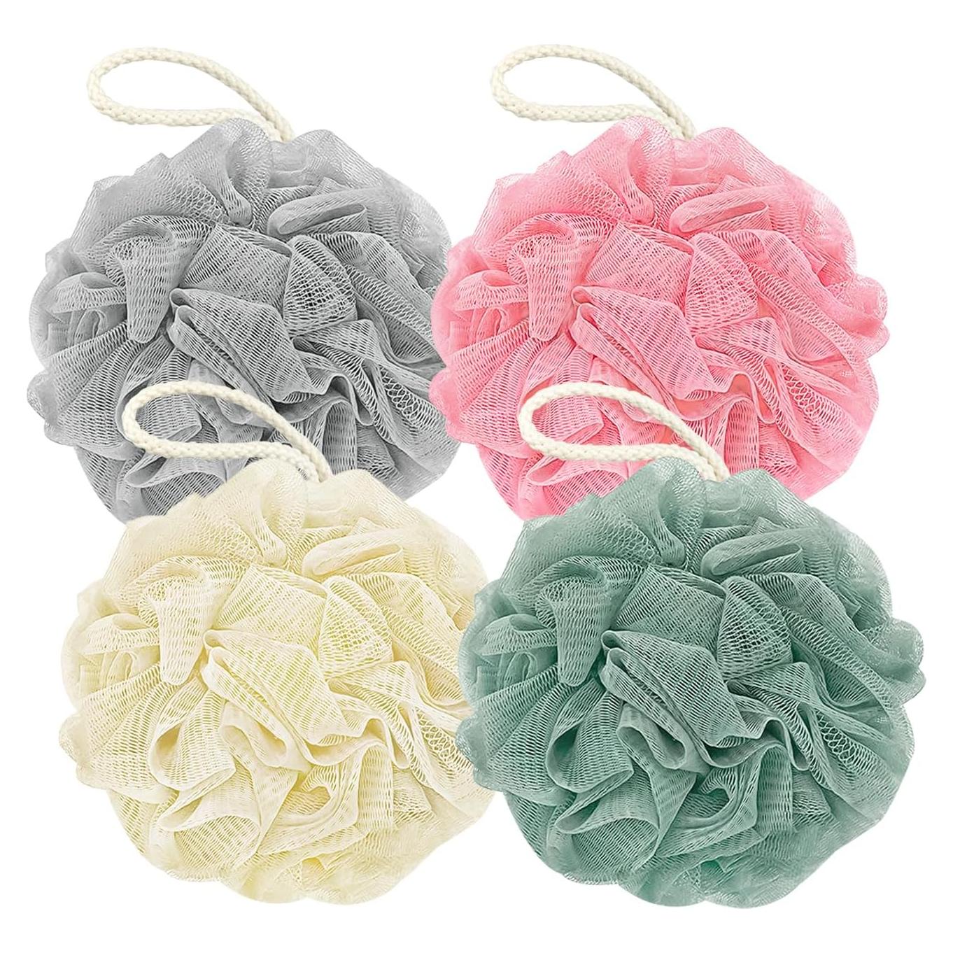 Esponja de Baño Lufa RNOAFMU 11.43 cm Exfoliante 4 Colores