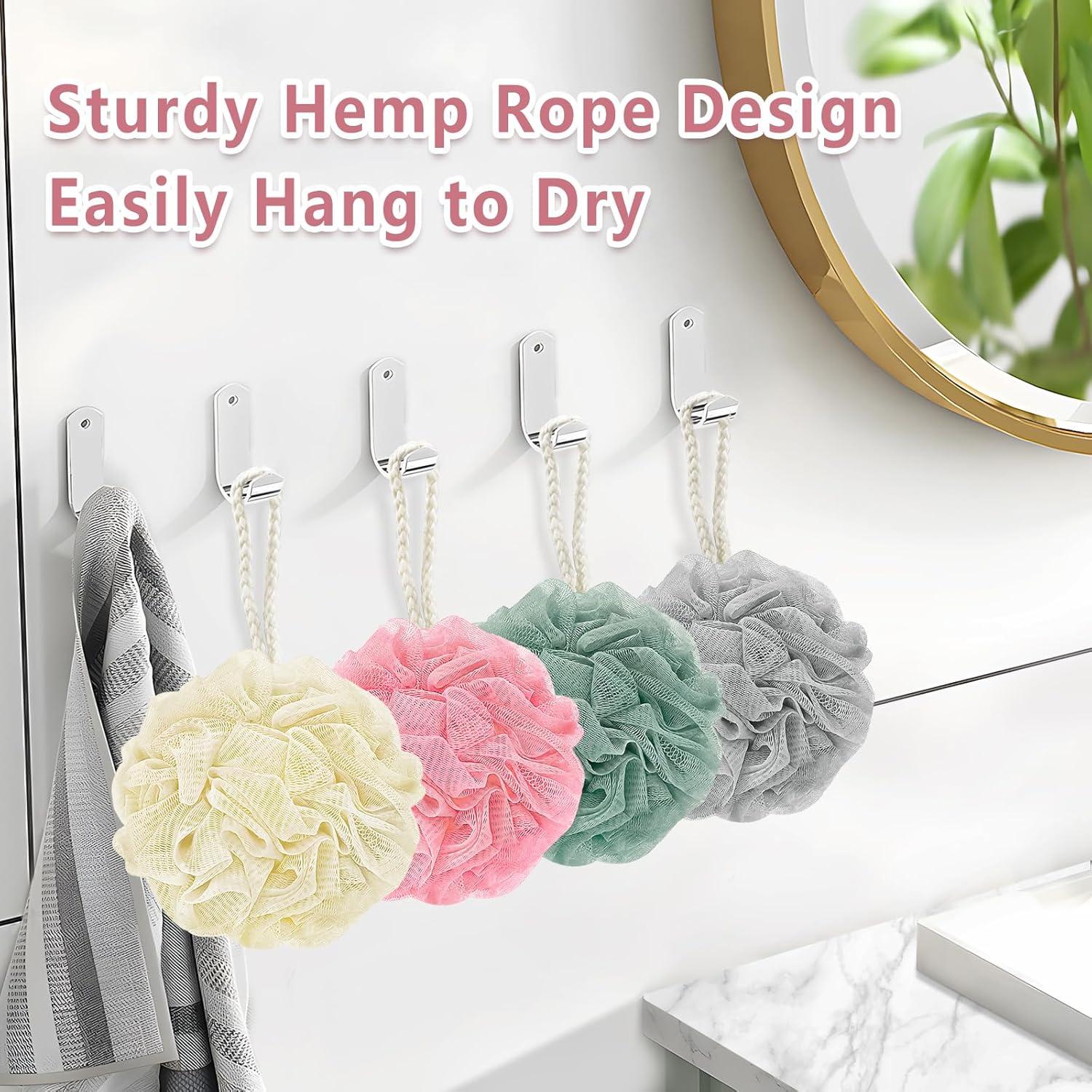 Esponja de Baño Lufa RNOAFMU 11.43 cm Exfoliante 4 Colores