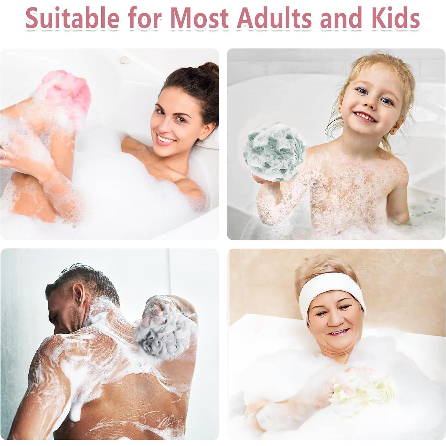 Esponja de Baño Lufa RNOAFMU 11.43 cm Exfoliante 4 Colores