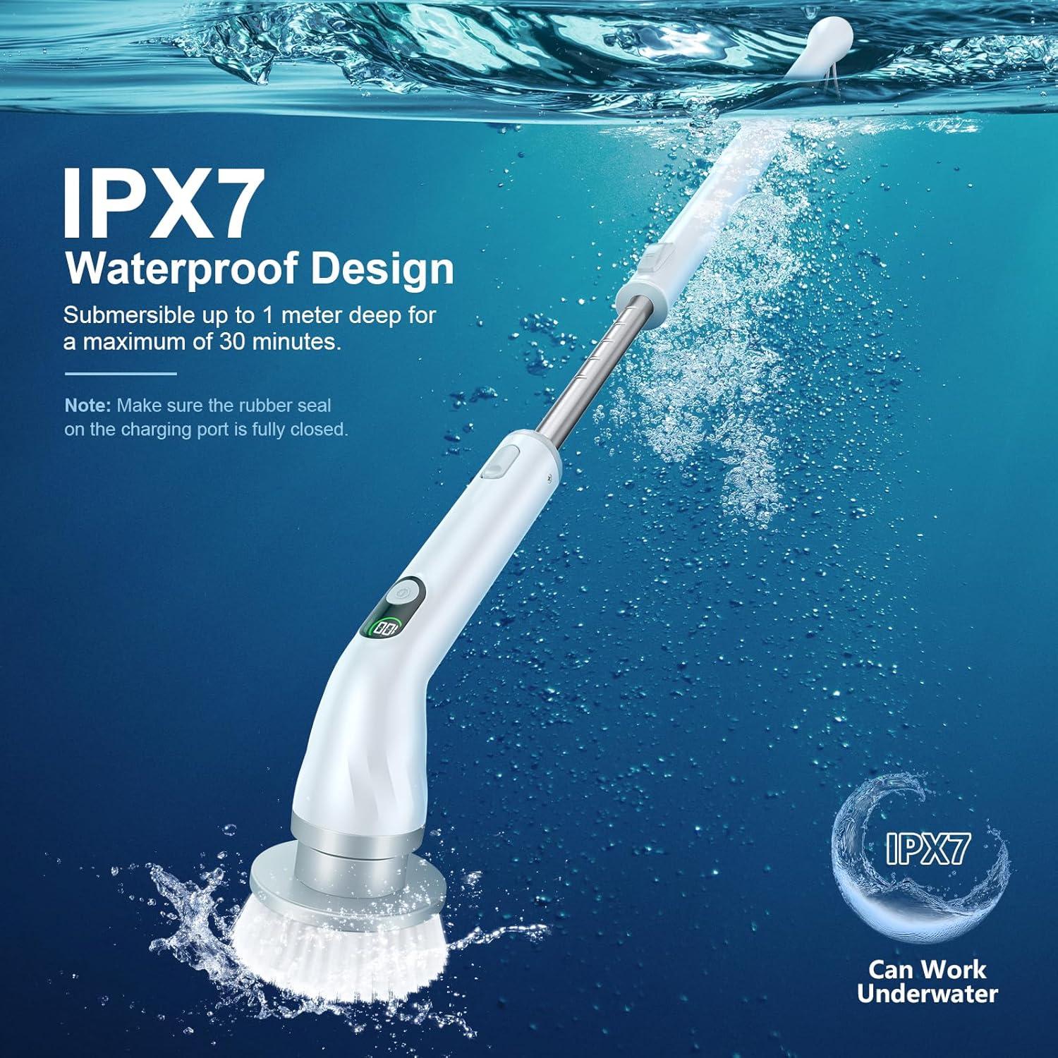 Cepillo Eléctrico Giratorio LABIGO KS-2630 con 6 Cabezas