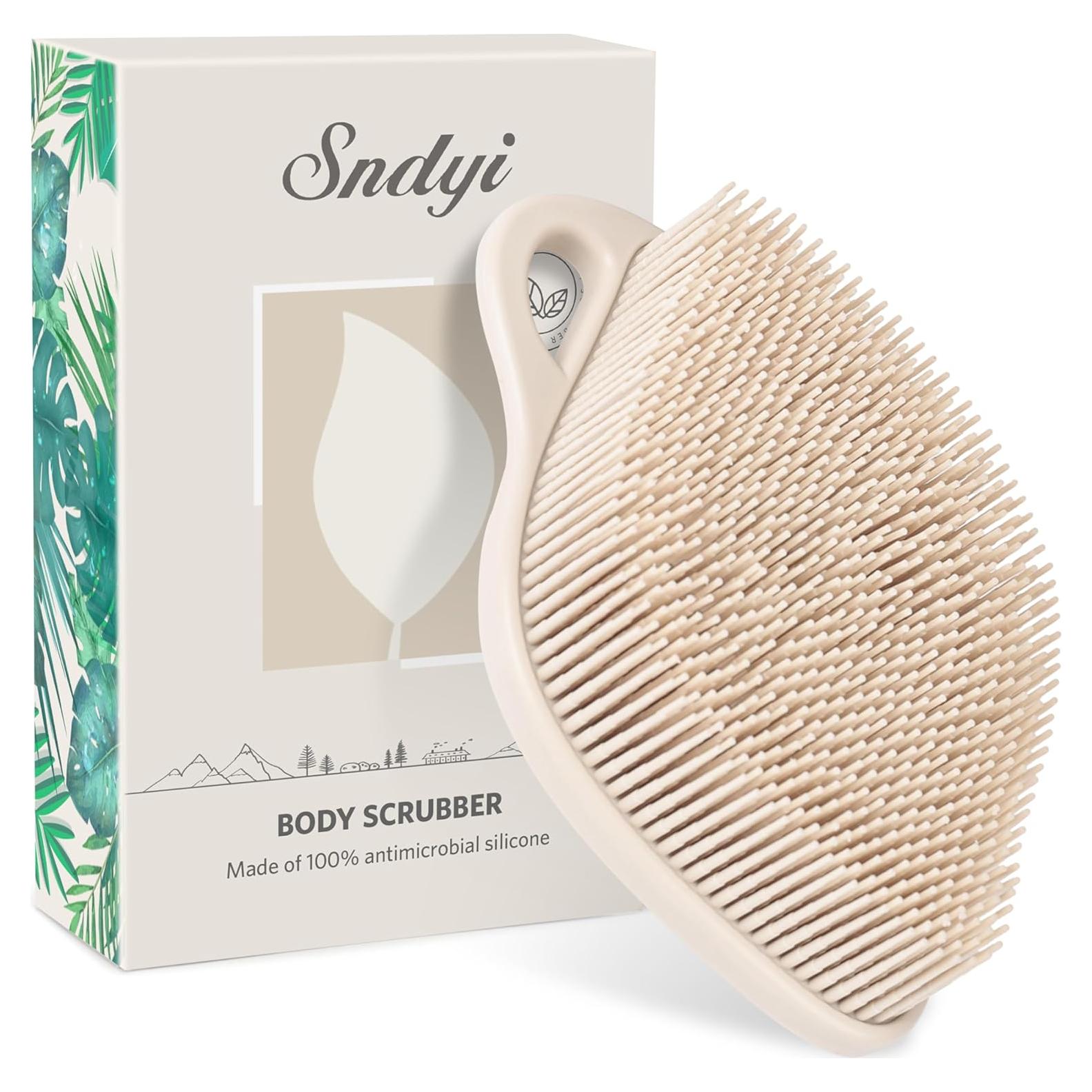 Exfoliante de Cuerpo de Silicona Sndyi, Suave para Piel Sensible