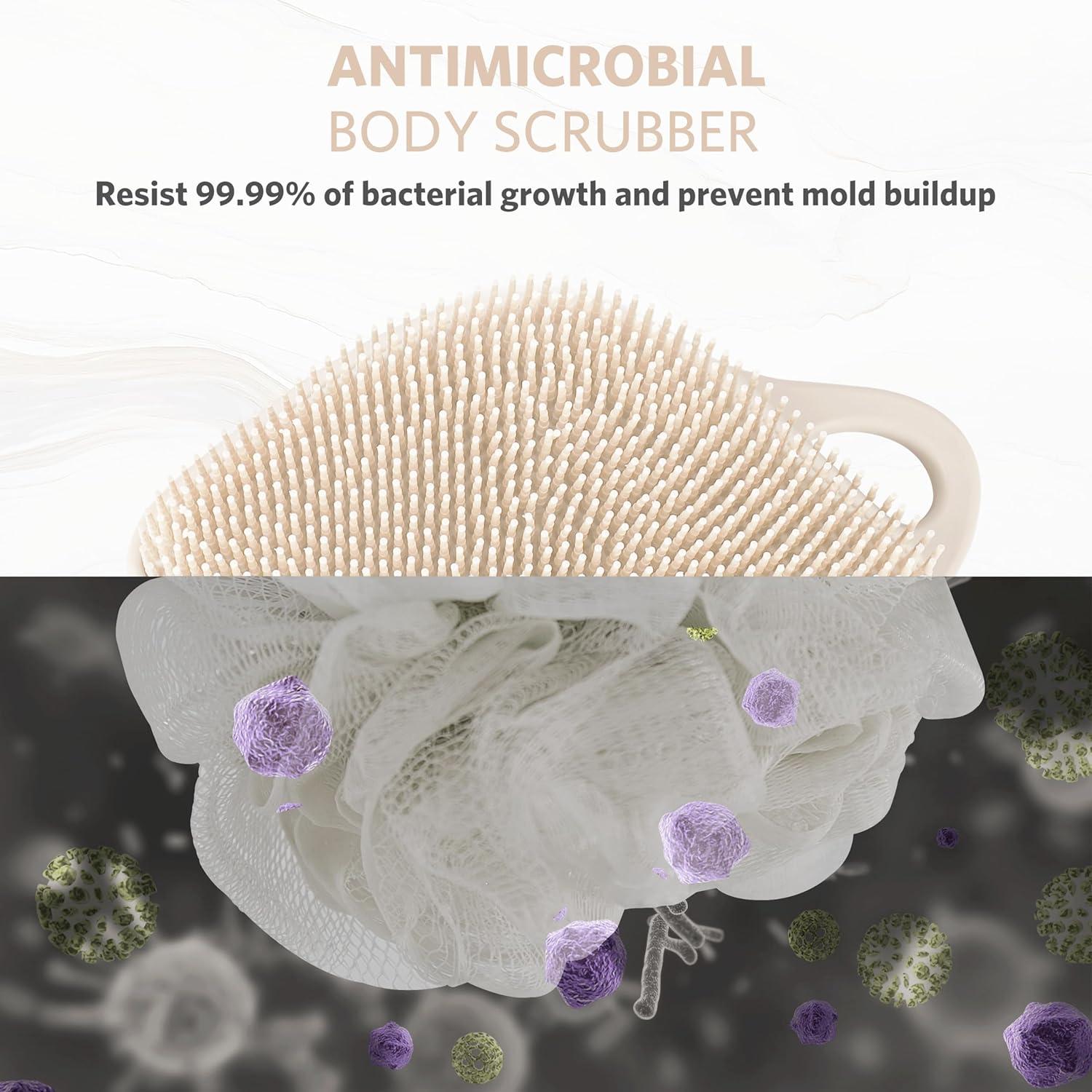 Exfoliante de Cuerpo de Silicona Sndyi, Suave para Piel Sensible