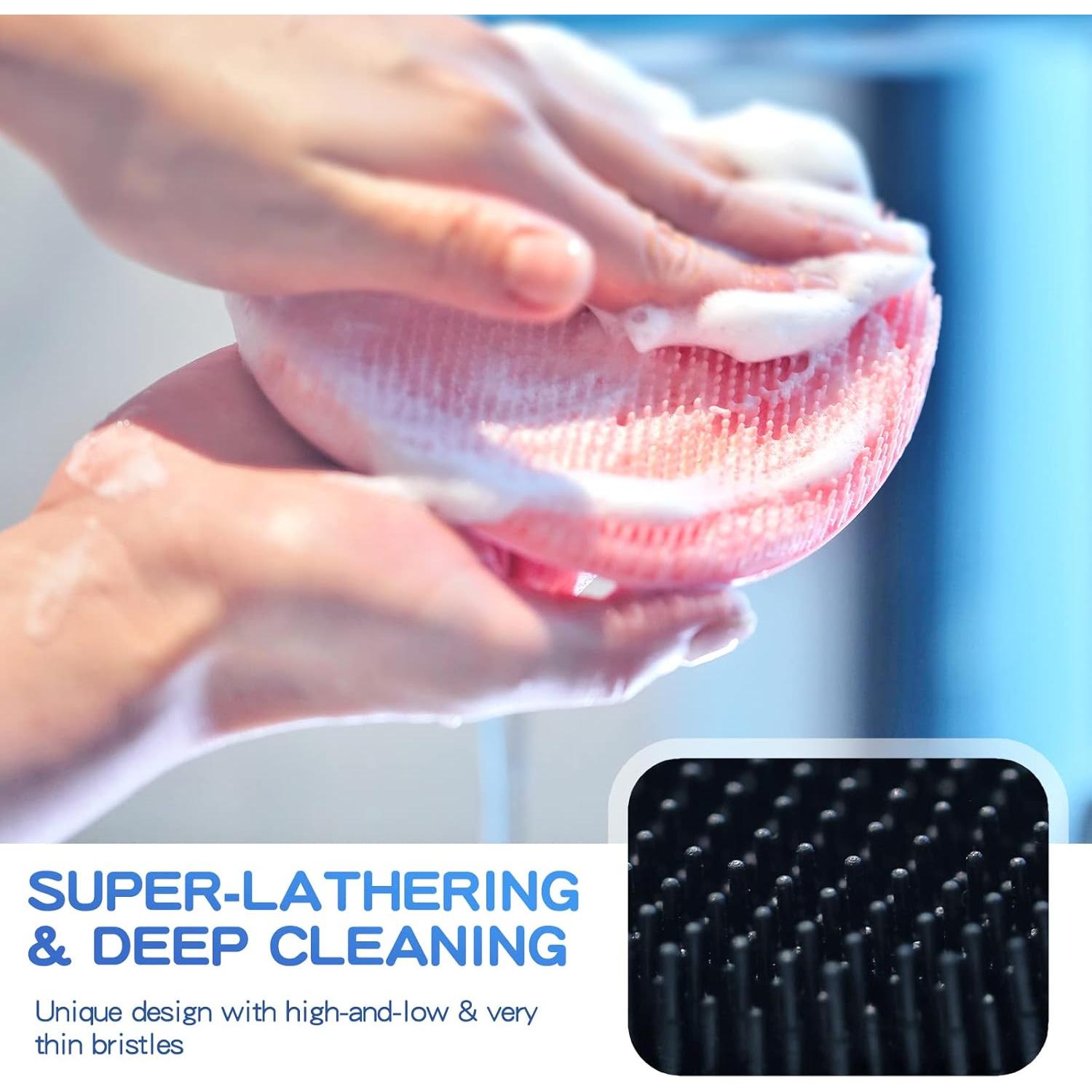 Conjunto Exfoliador de Espalda y Guante Manmihealth Negro