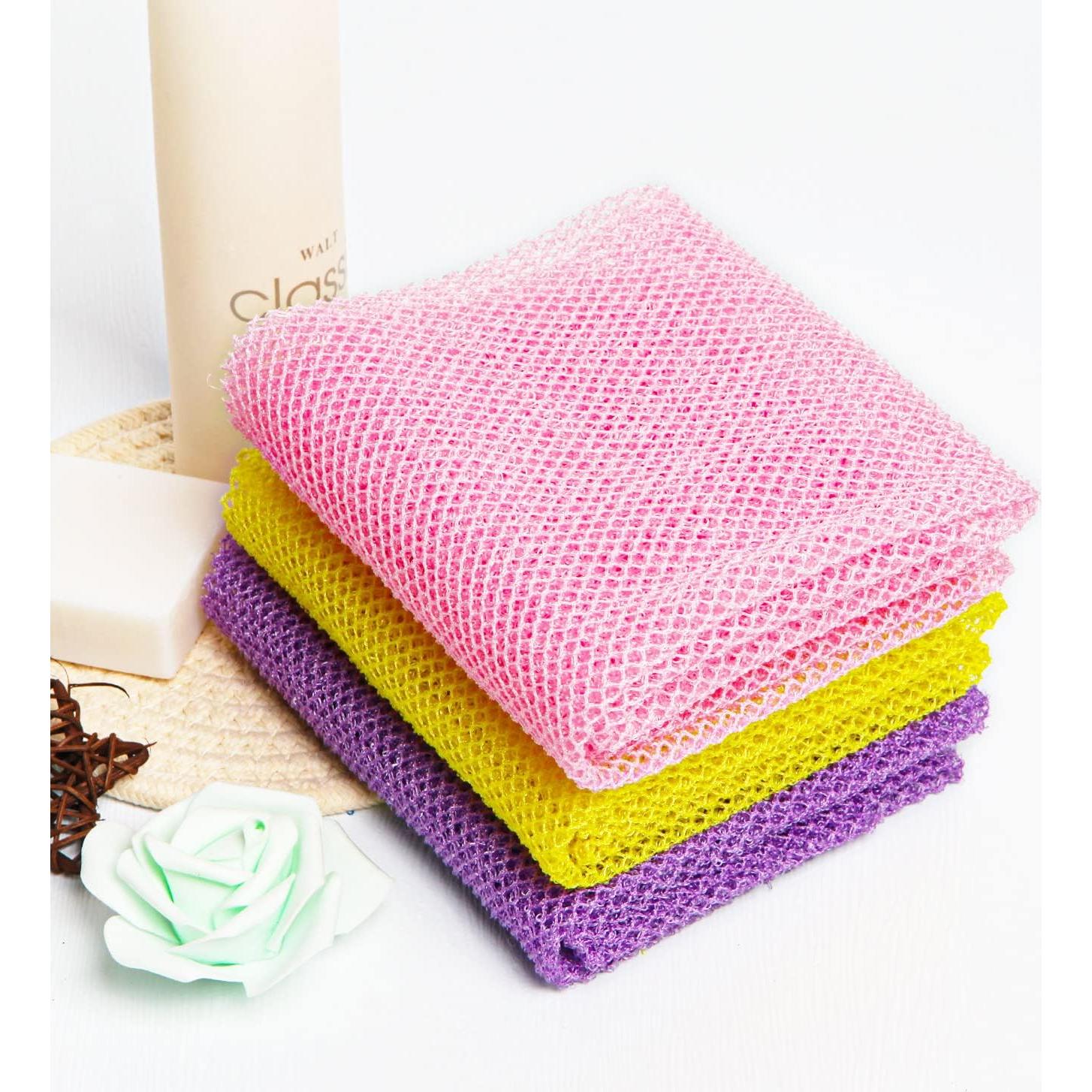 Esponja de Baño Exfoliante Africana GIGULES 3 Piezas 80x30 cm