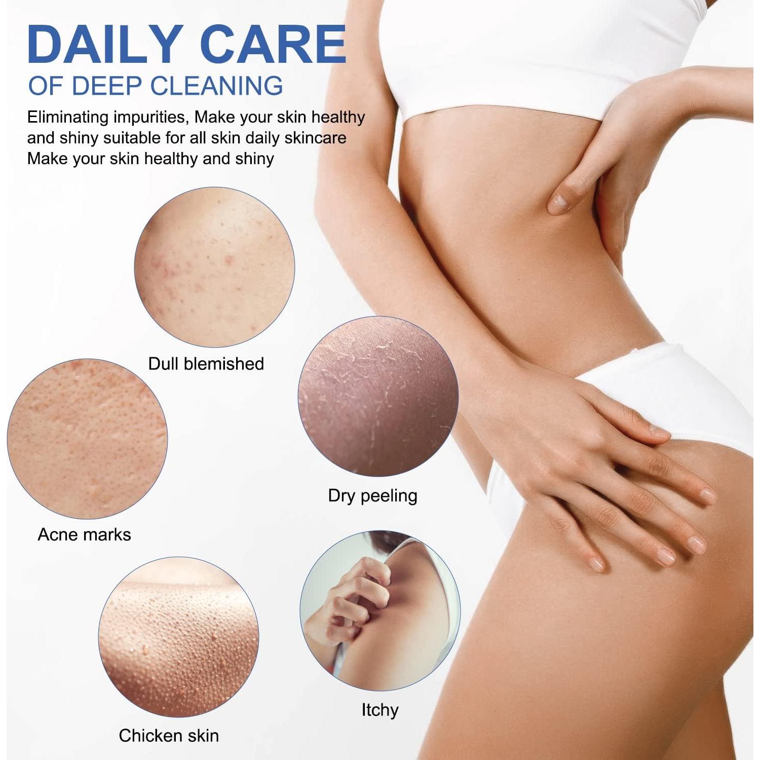 Esponja de Baño Exfoliante Africana GIGULES 3 Piezas 80x30 cm