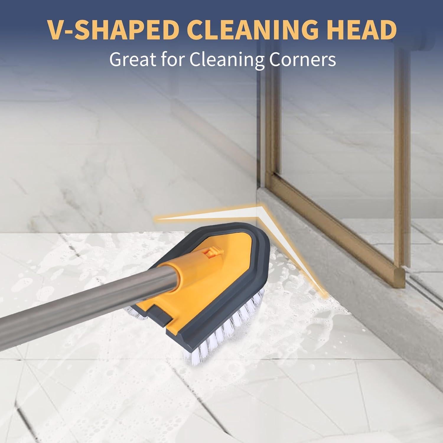 Cepillo Limpiador de Baño BOOMJOY 139,7 cm Mango Largo