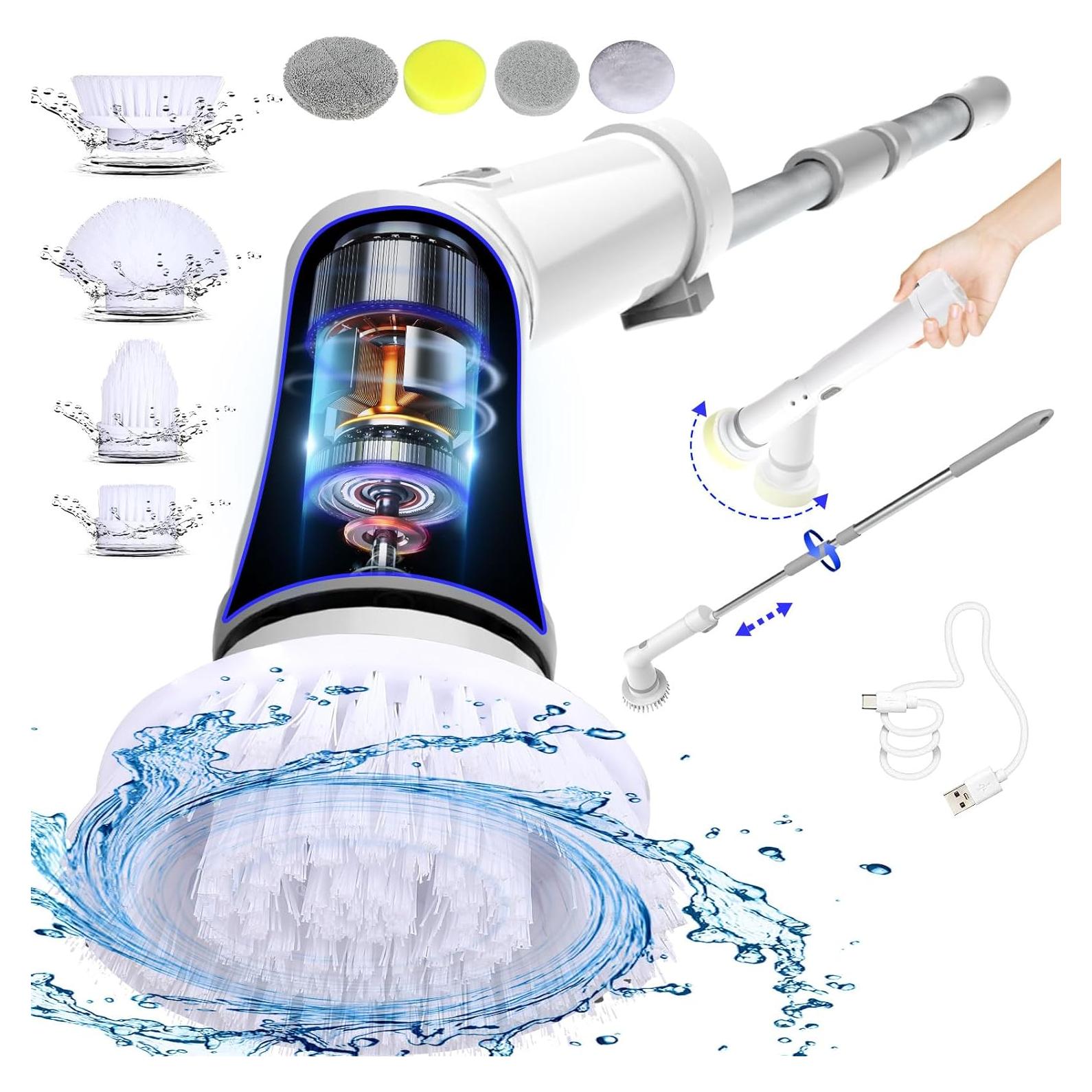 Cepillo de limpieza eléctrico UBeesize 8 cabezales IPX6