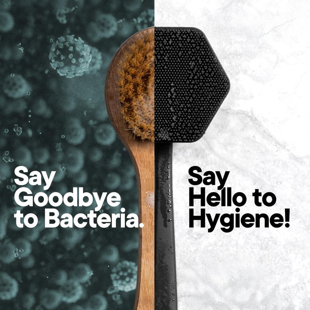 Exfoliante de Silicona para Espalda Tooletries 40 cm