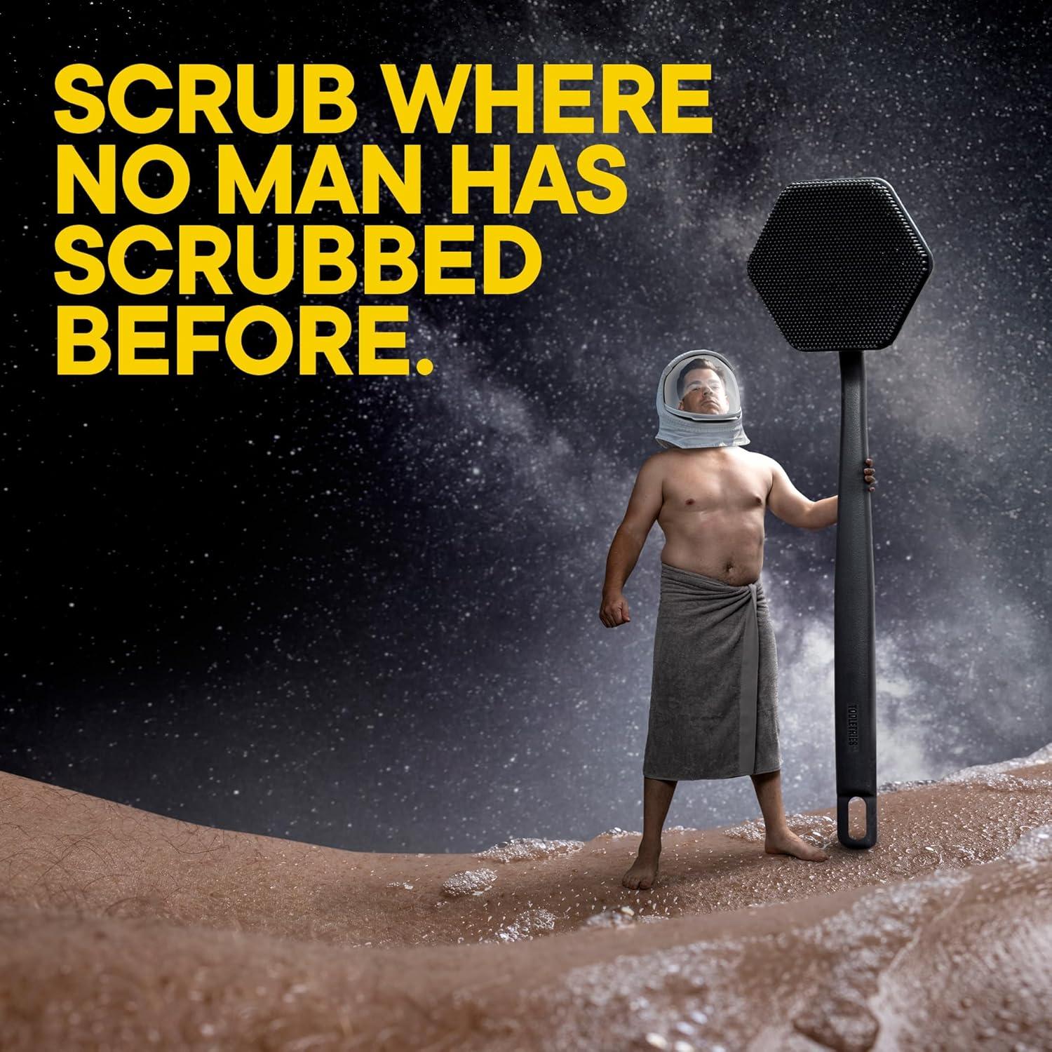 Exfoliante de Silicona para Espalda Tooletries 40 cm