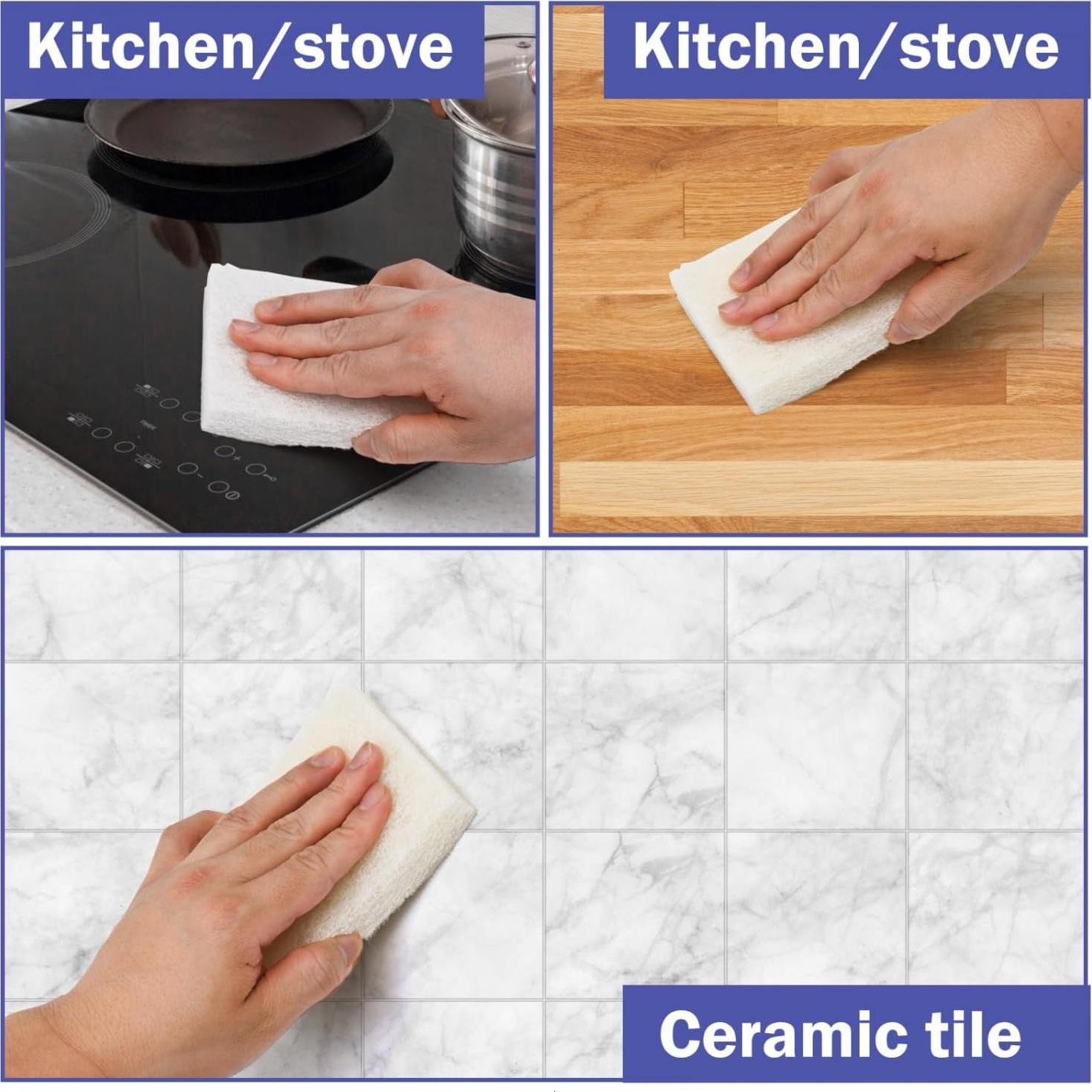 Estropajos con Mango YoleShy, Almohadillas de Limpieza Sin Rayar