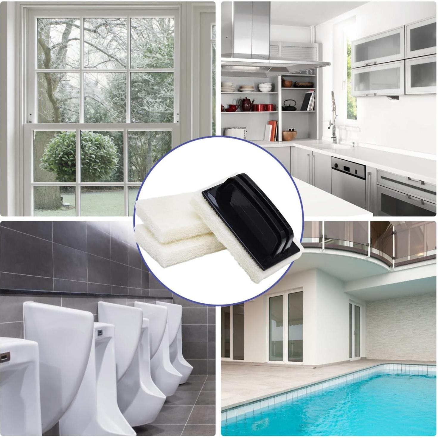 Estropajos con Mango YoleShy, Almohadillas de Limpieza Sin Rayar