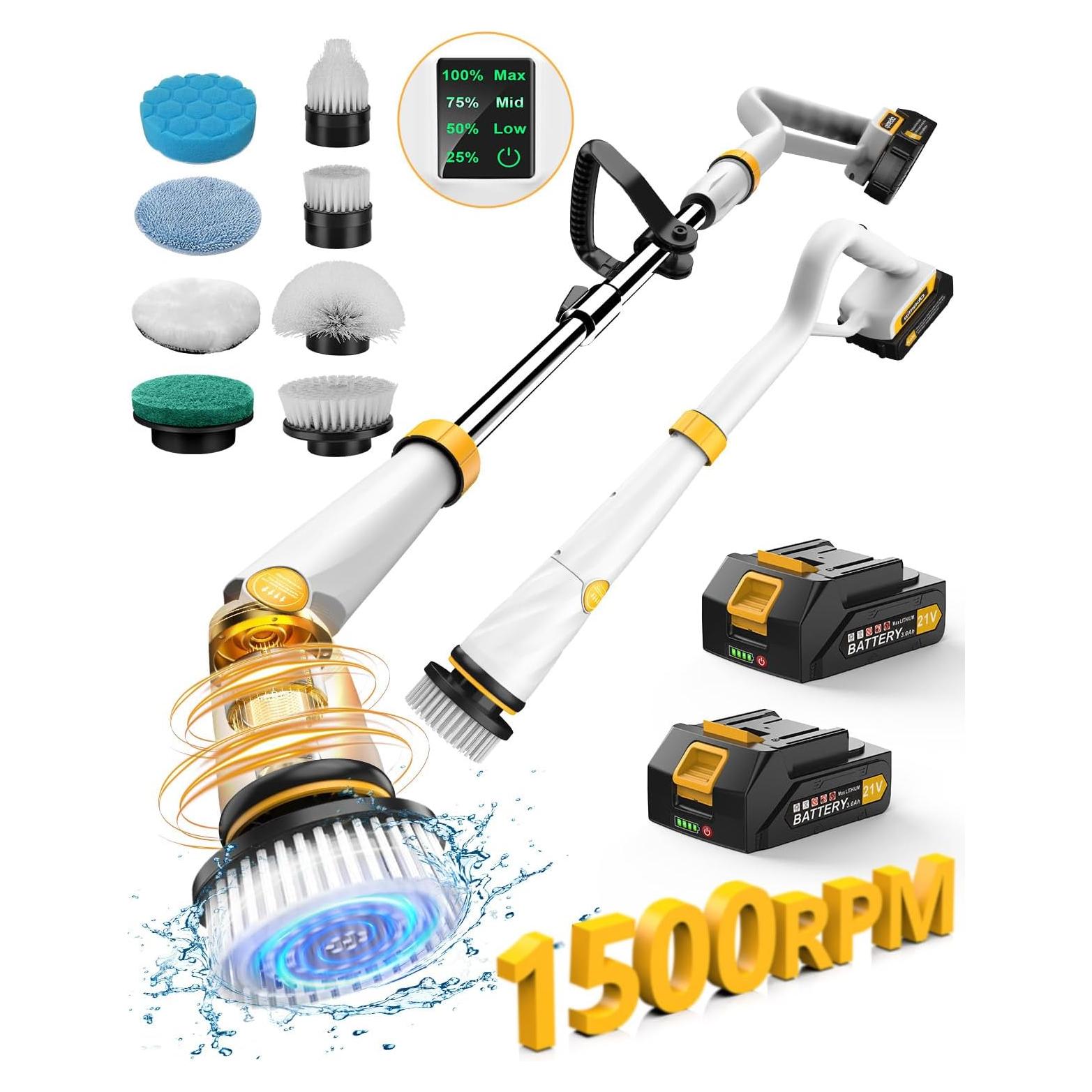 Cepillo Eléctrico Giratorio Qimedo Q2 Pro 1500 RPM 127 cm