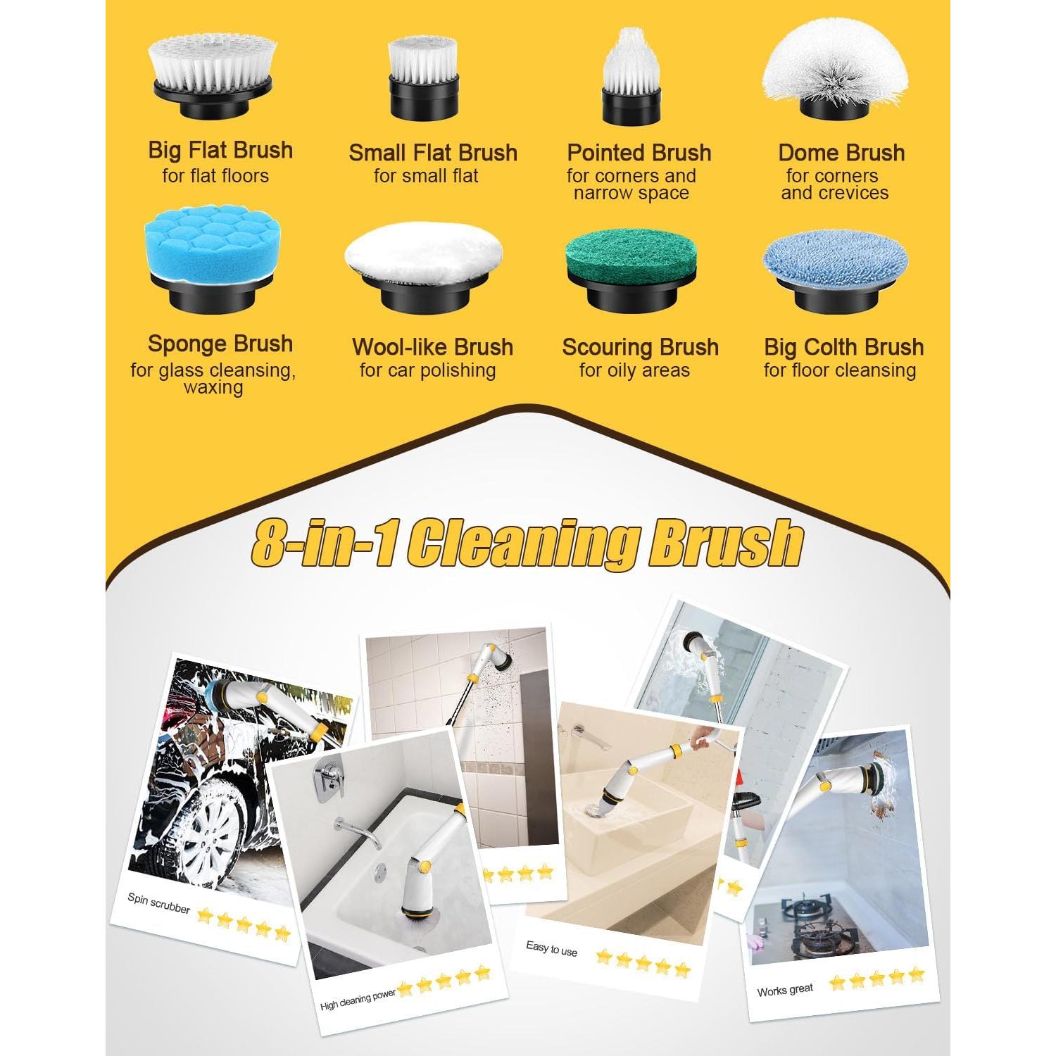 Cepillo Eléctrico Giratorio Qimedo Q2 Pro 1500 RPM 127 cm