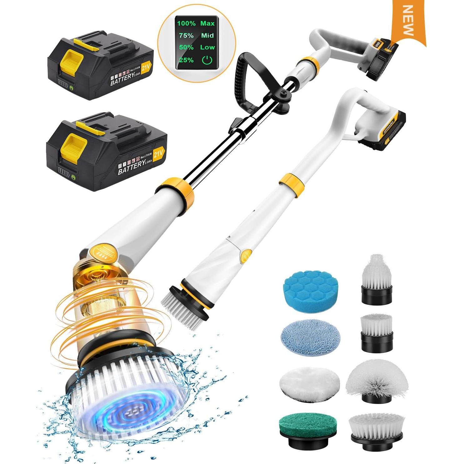 Cepillo Eléctrico Giratorio Qimedo Q2 Pro 1500 RPM 127 cm