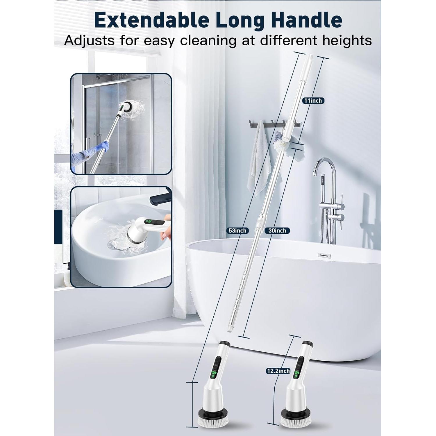 Limpiador Eléctrico de Espín CTMAST con 4 Cabezas y IPX7