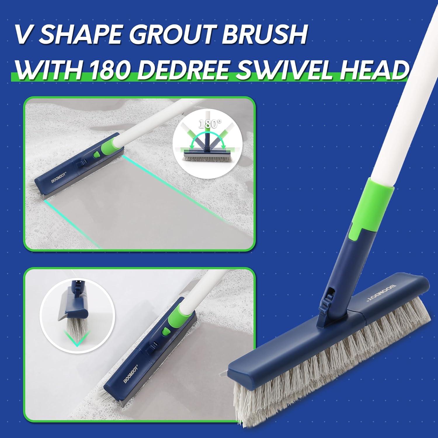 BOOMJOY Cepillo de Limpieza 4 en 1 para Ducha 147 cm