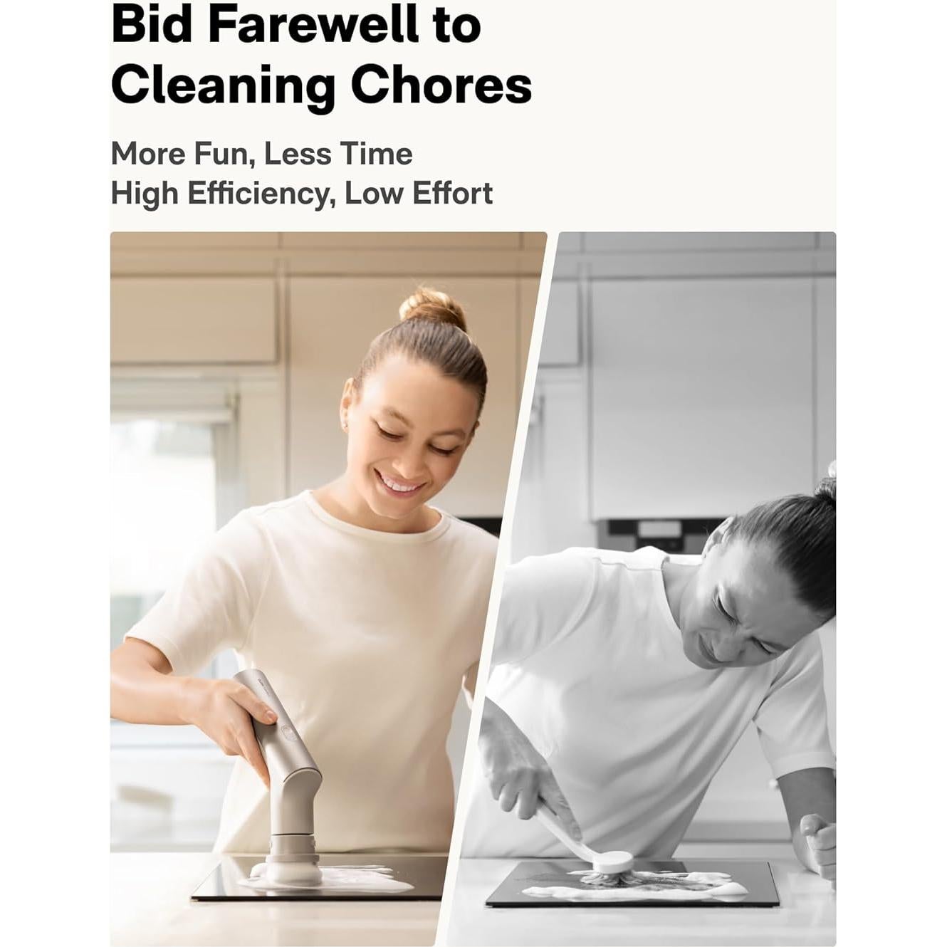 Cepillo Eléctrico Giratorio HOTO IPX7 9 Cabezas 0.95 kg