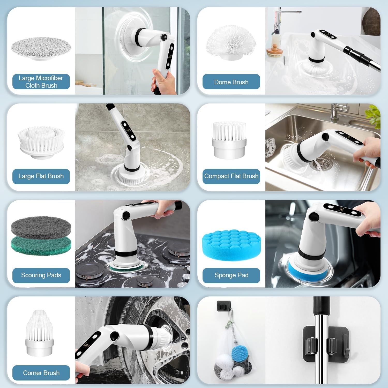 Cepillo Eléctrico Giratorio IEZFIX X03 3 Velocidades 450RPM