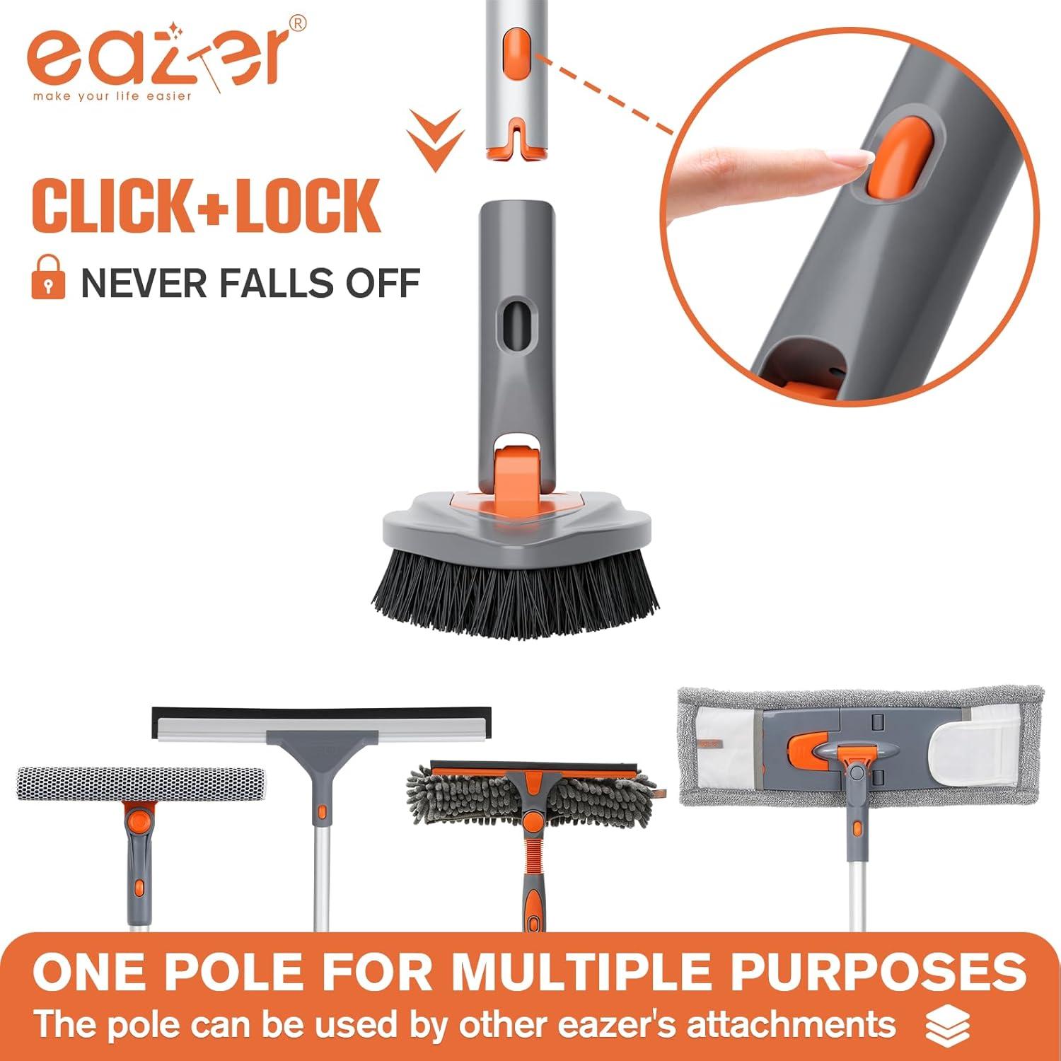 Cepillo de Baño Eazer 4 en 1 con Mango Extensible 128 cm