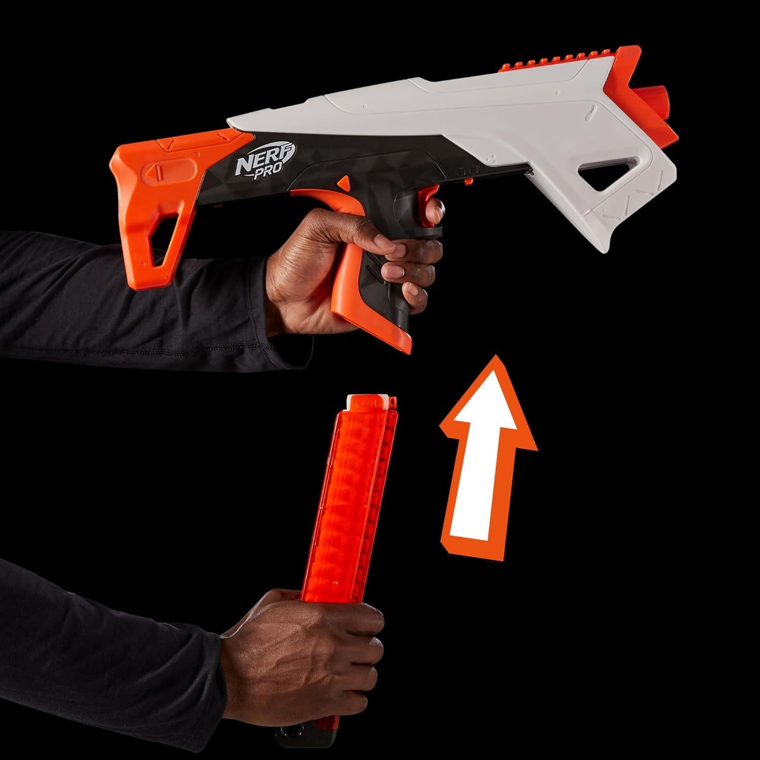 Blaster Nerf Pro Torrent 15 Dardos 150 FPS para 14+