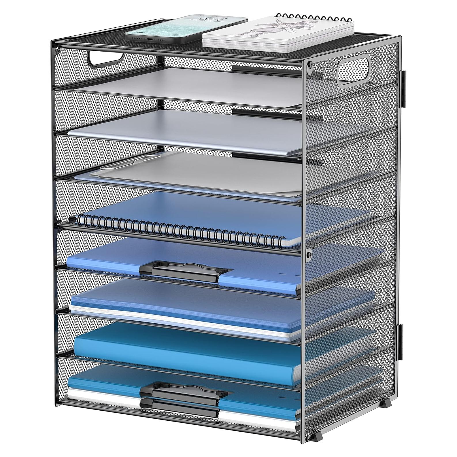 Organizador de Escritorio DALTACK 9 Niveles Negro Ajustable