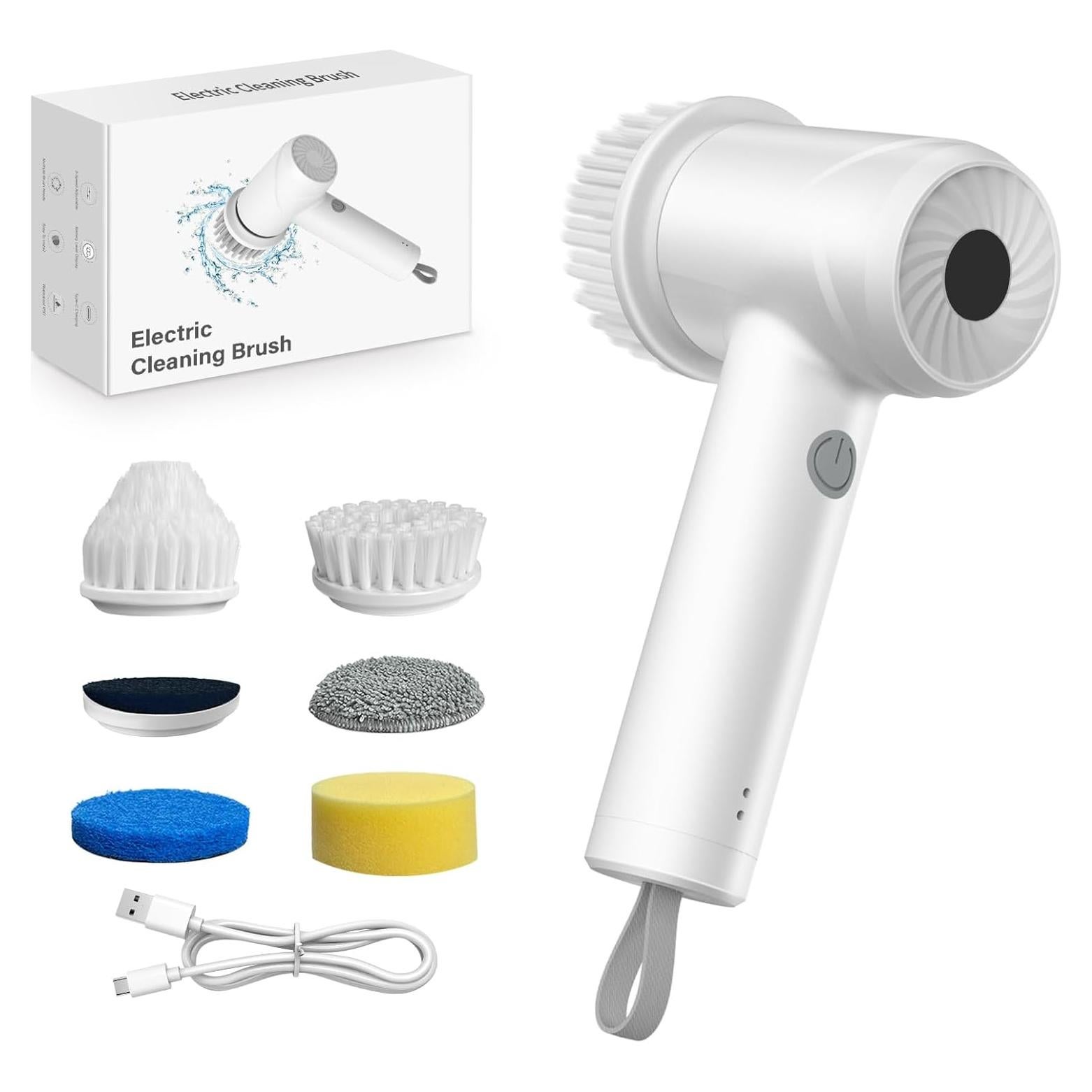 Cepillo de limpieza eléctrico IYGLKD IPX7 6 en 1 recargable