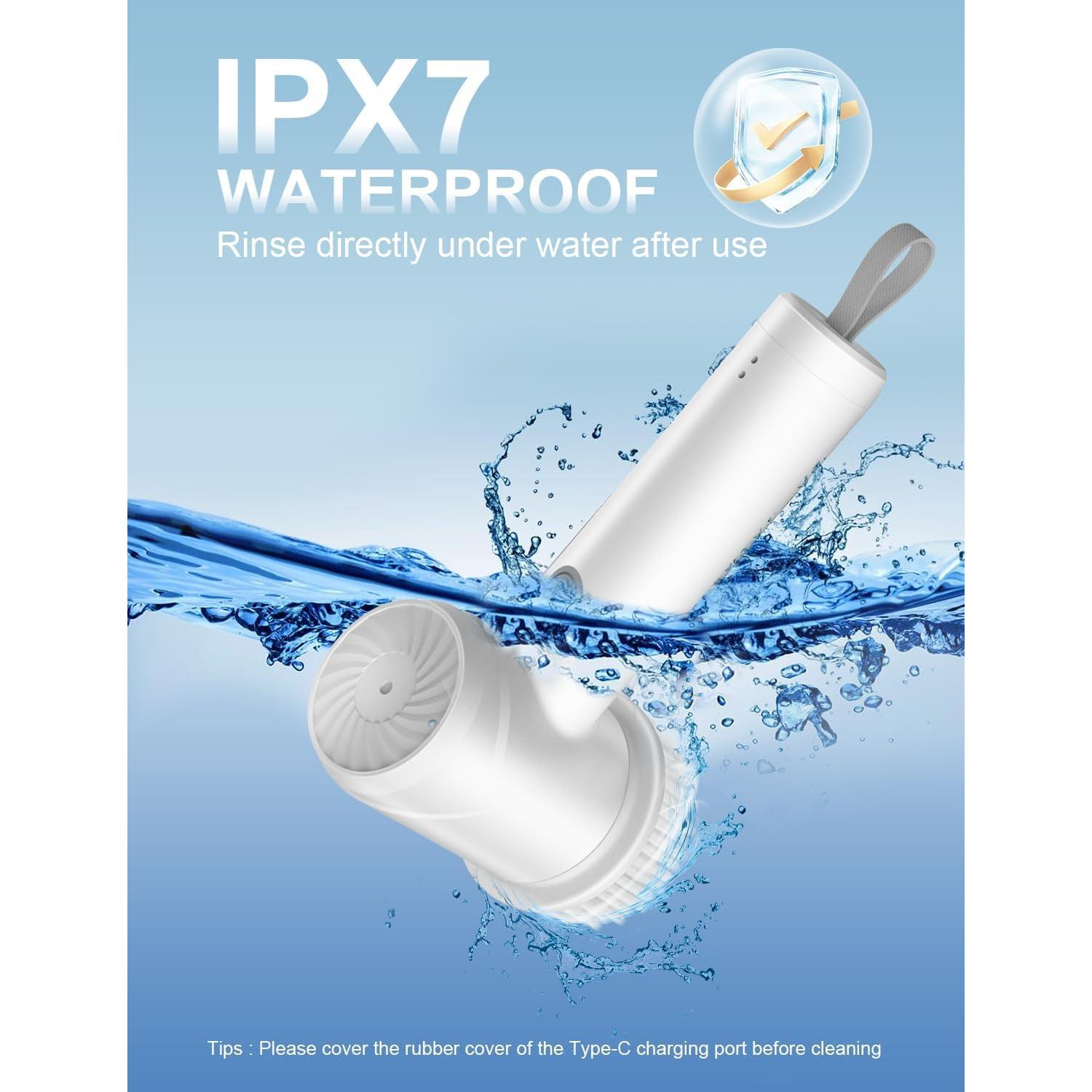 Cepillo de limpieza eléctrico IYGLKD IPX7 6 en 1 recargable