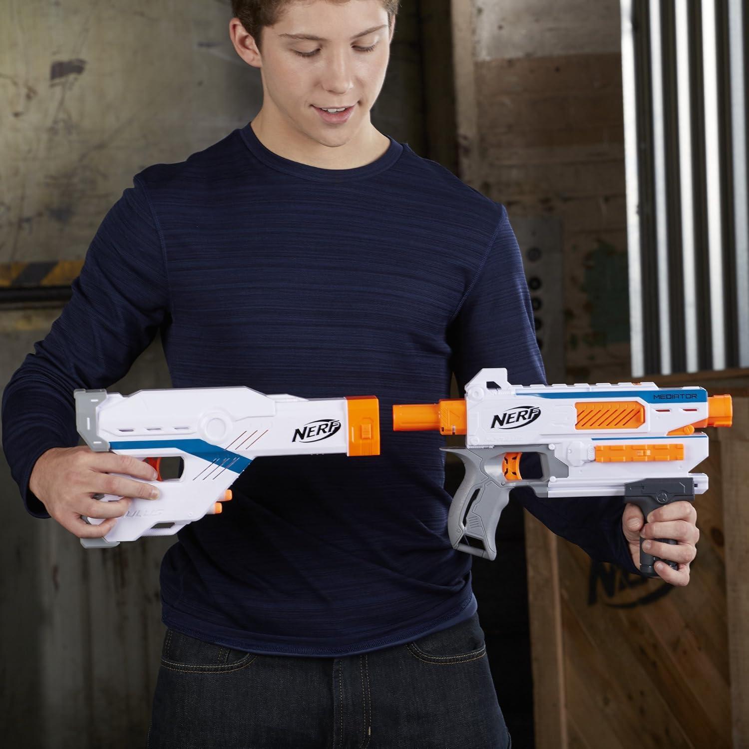 Nerf Modulus Mediator Blaster 6 Dardos Acción Rápida