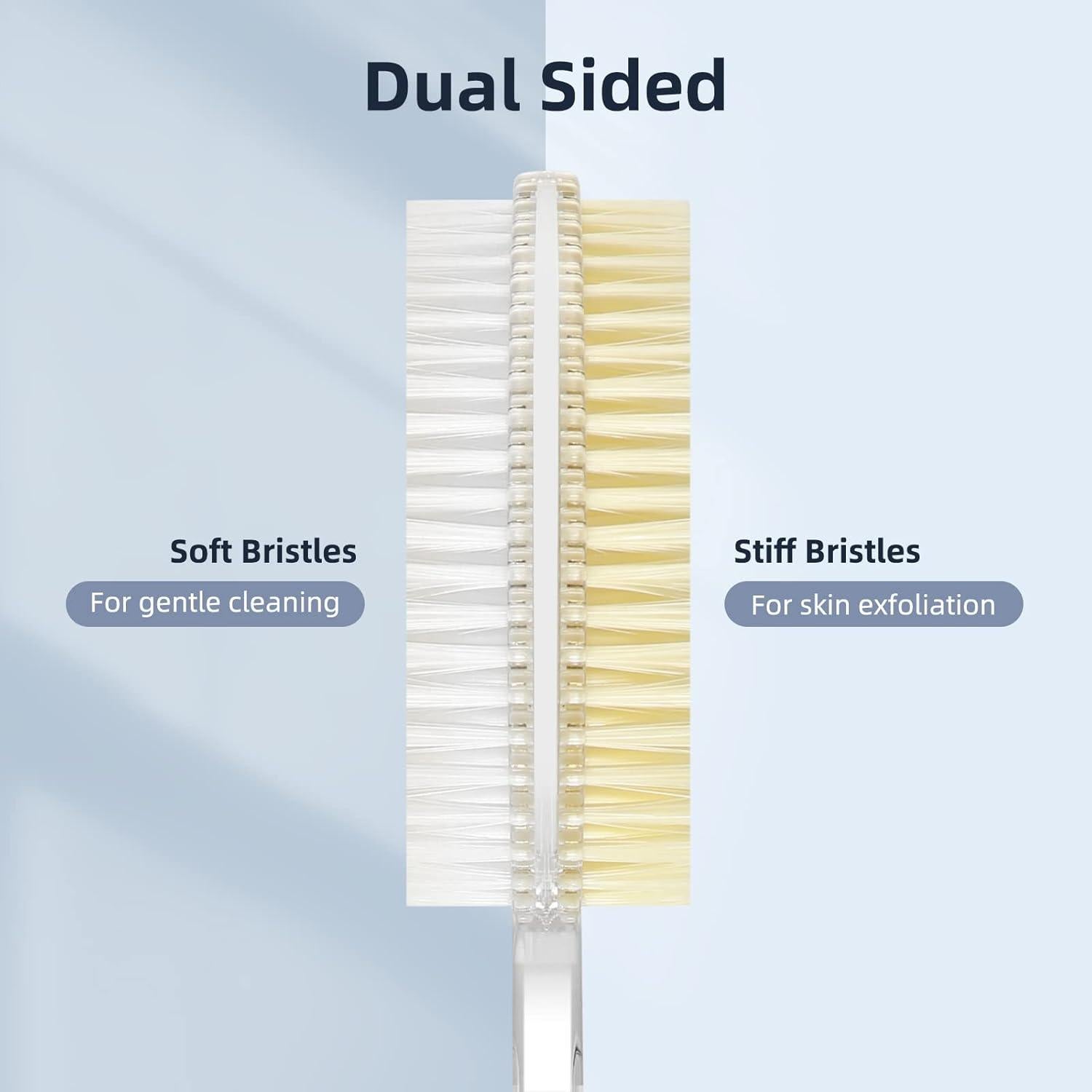 Cepillo de Espalda Fymblin con Mango Largo 43 cm Doble Cara