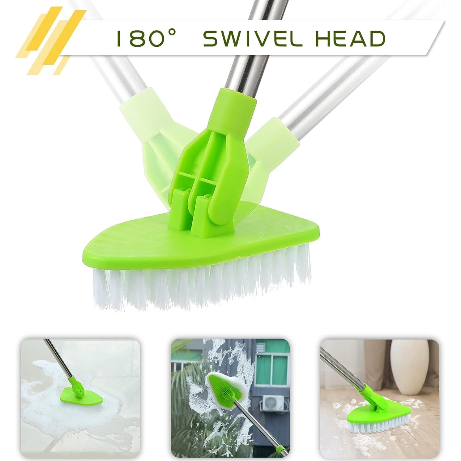 Cepillo de limpieza 2 en 1 Chengu con mango largo 90 cm