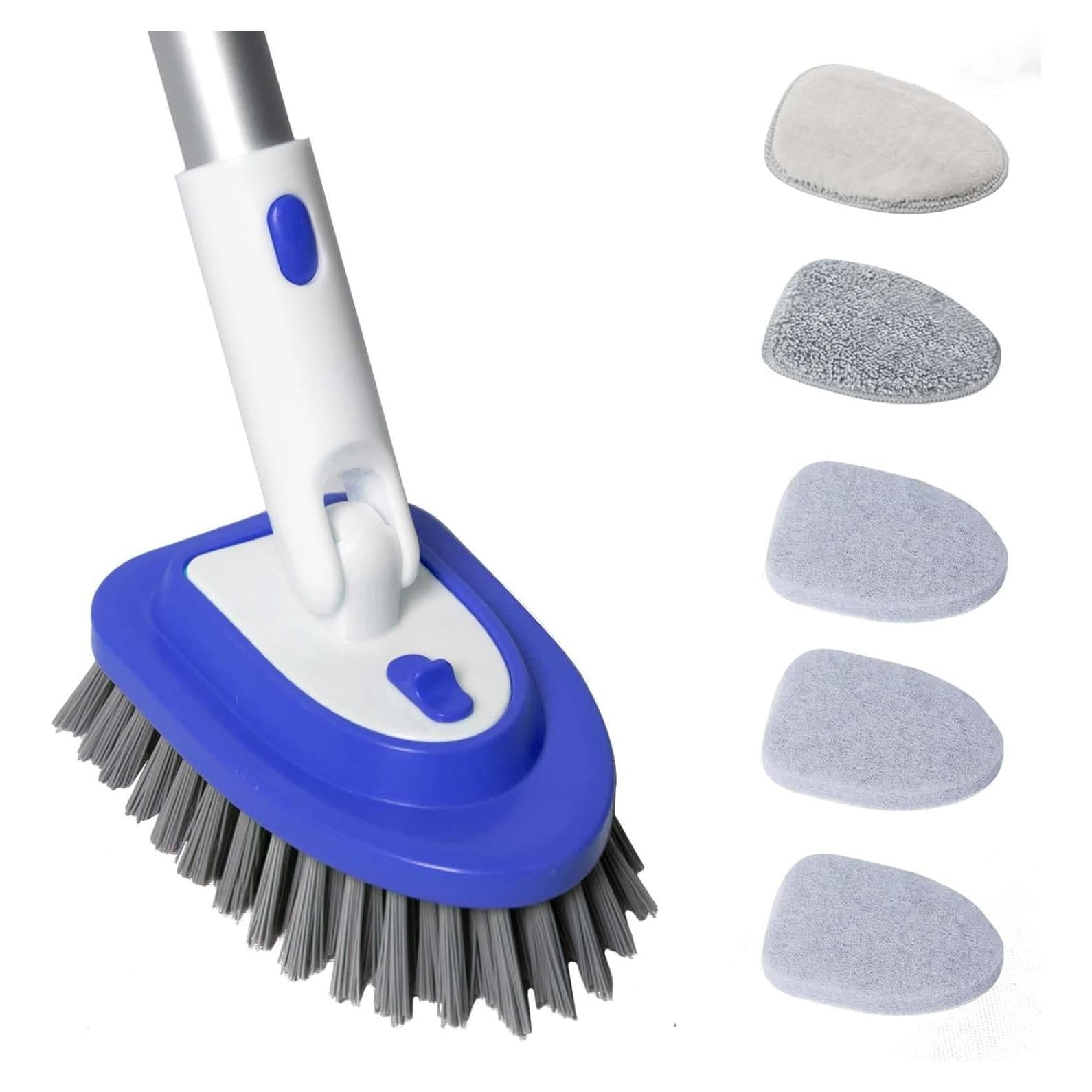 Cepillo de limpieza 3 en 1 Bryquelin con mango largo 147 cm