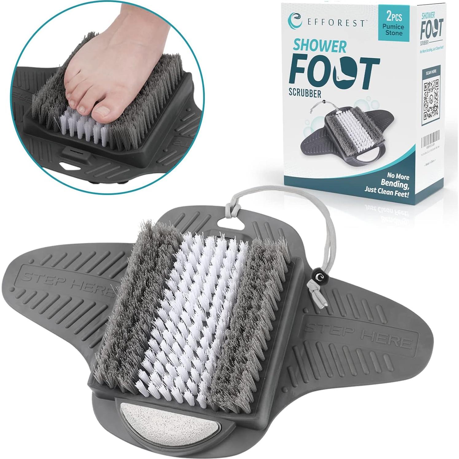 Alfombrilla de Ducha Efforest con Piedra Pómez Antideslizante