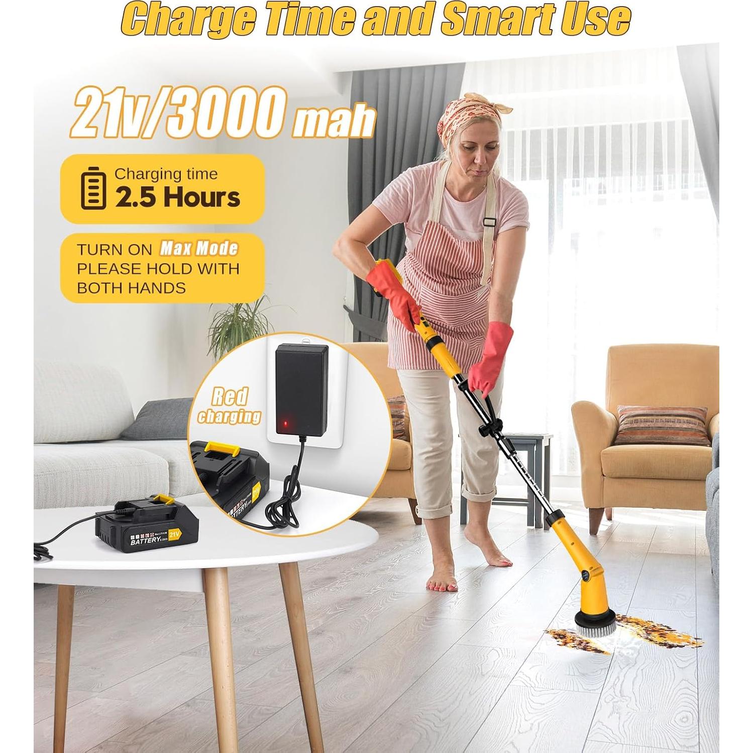 Cepillo Eléctrico Giratorio Qimedo Q3 1200 RPM 6000 mAh