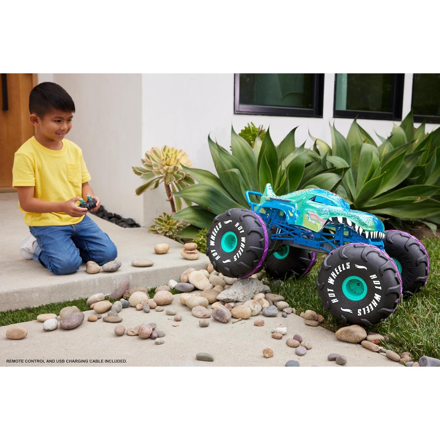 Juguete RC Hot Wheels Monster Trucks Mega-Wrex 1:6 60,96 cm
