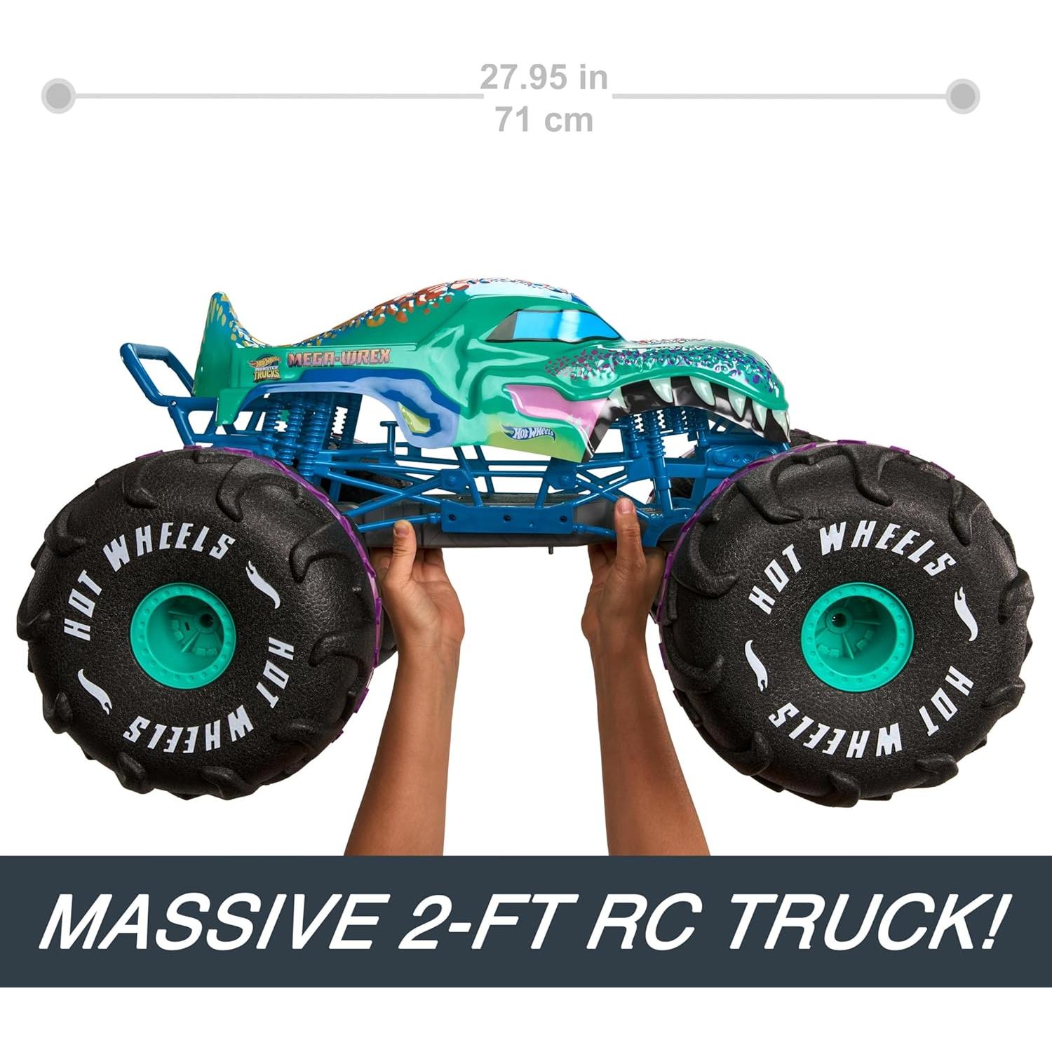 Juguete RC Hot Wheels Monster Trucks Mega-Wrex 1:6 60,96 cm