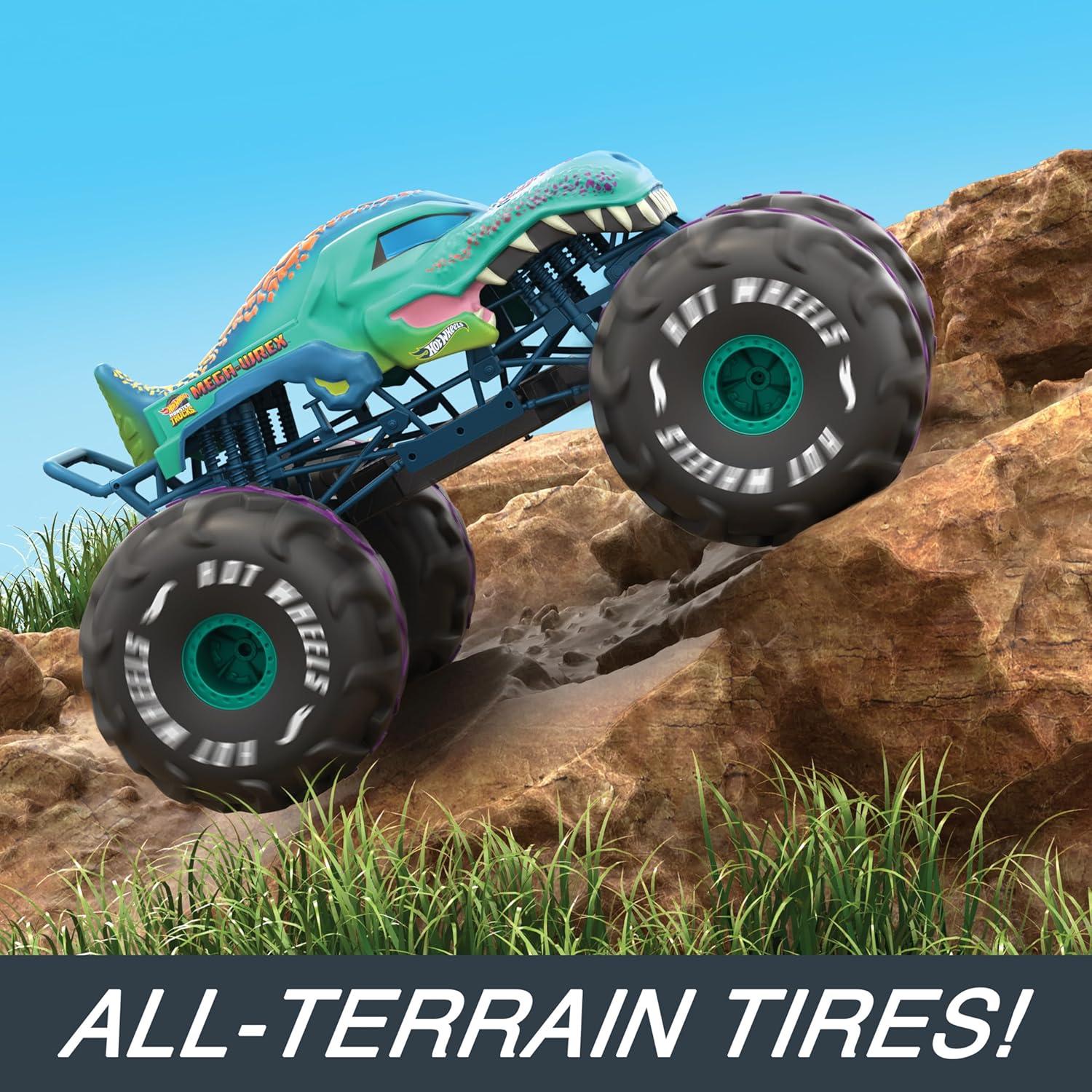 Juguete RC Hot Wheels Monster Trucks Mega-Wrex 1:6 60,96 cm