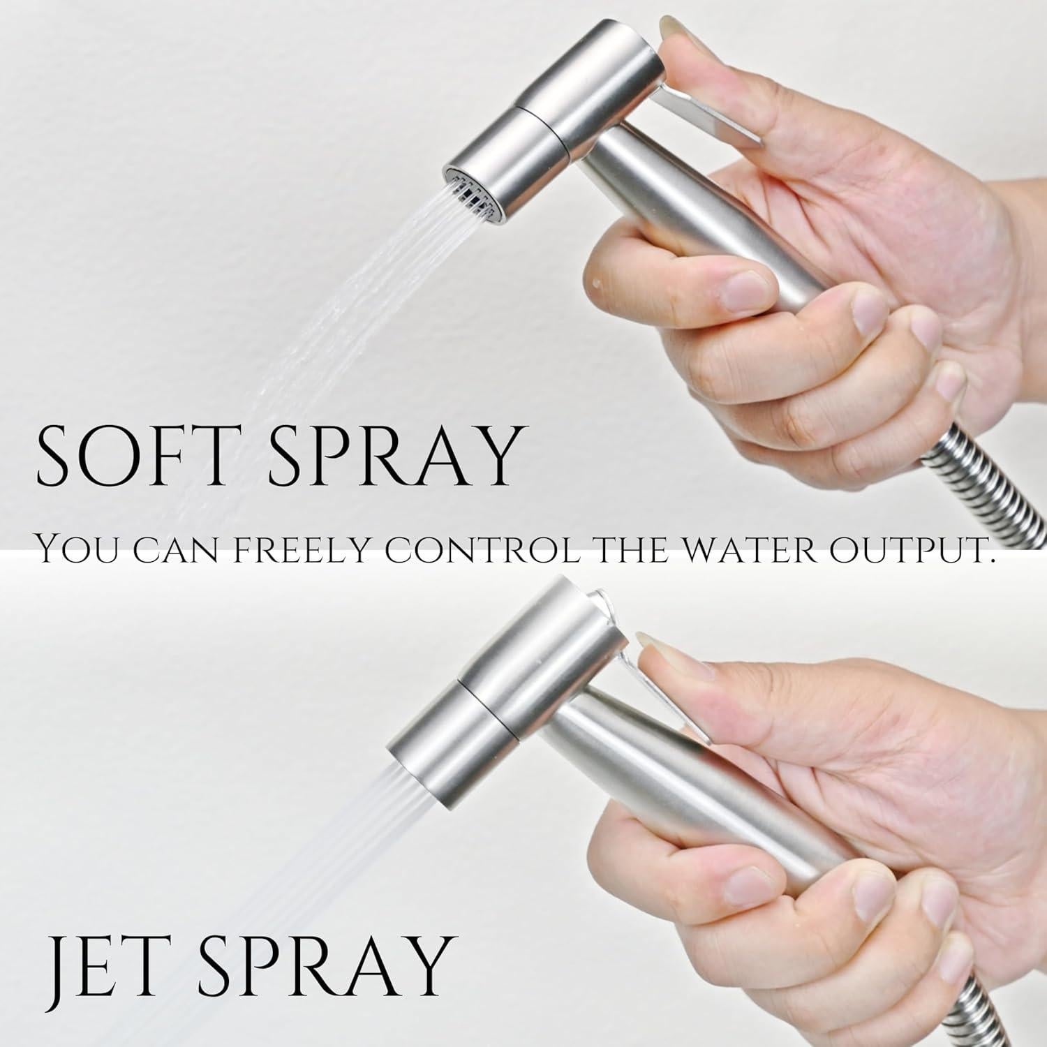 Rociador de Bidet de Mano SassyAstra Acero Inoxidable 119 cm