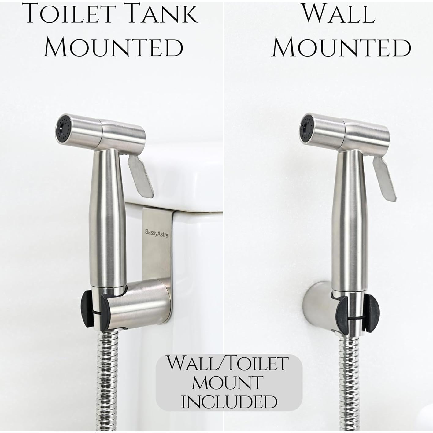 Rociador de Bidet de Mano SassyAstra Acero Inoxidable 119 cm