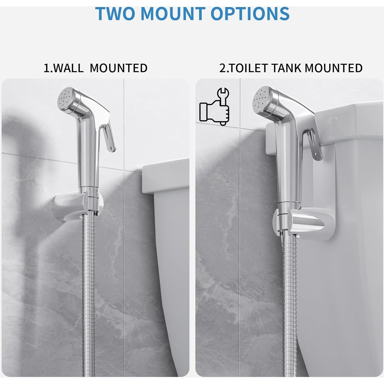 Rociador de Bidet de Mano Shineforu Acero Inoxidable 0.72kg