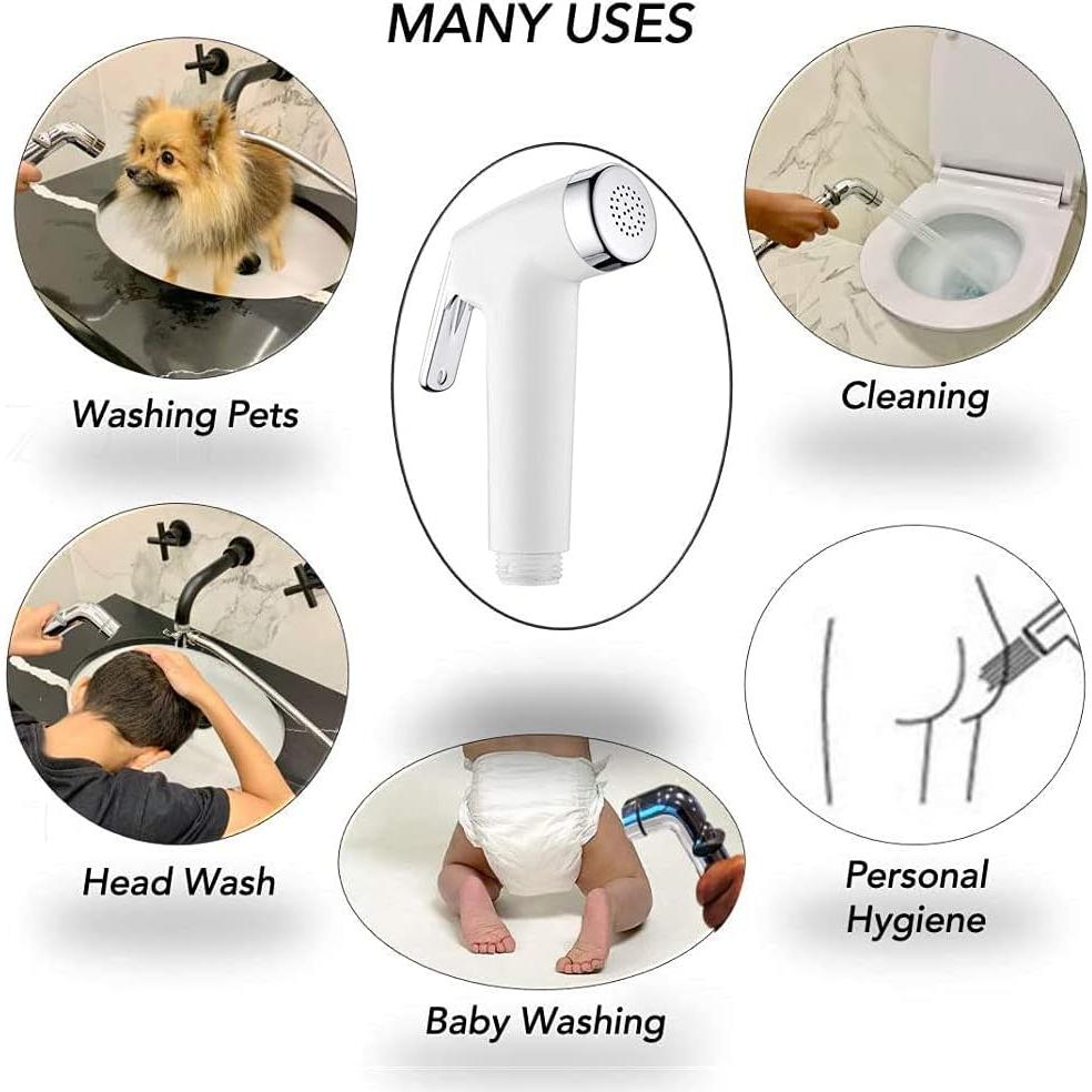 Pulverizador de Bidet de Mano LikeHome ABS Blanco 1,2m