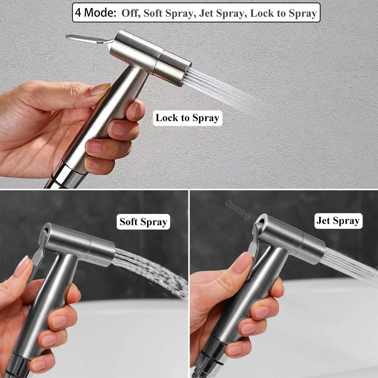 Rociador de Bidet Sneatup TS con Válvula de Mezcla Cromo