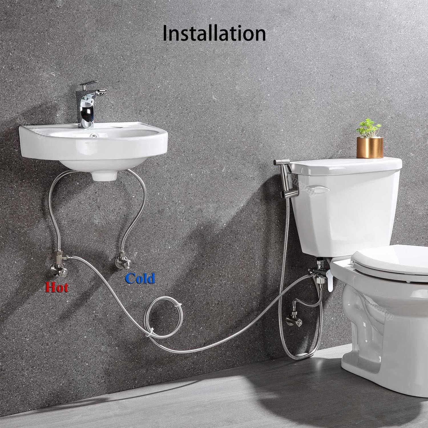 Rociador de Bidet Sneatup TS con Válvula de Mezcla Cromo