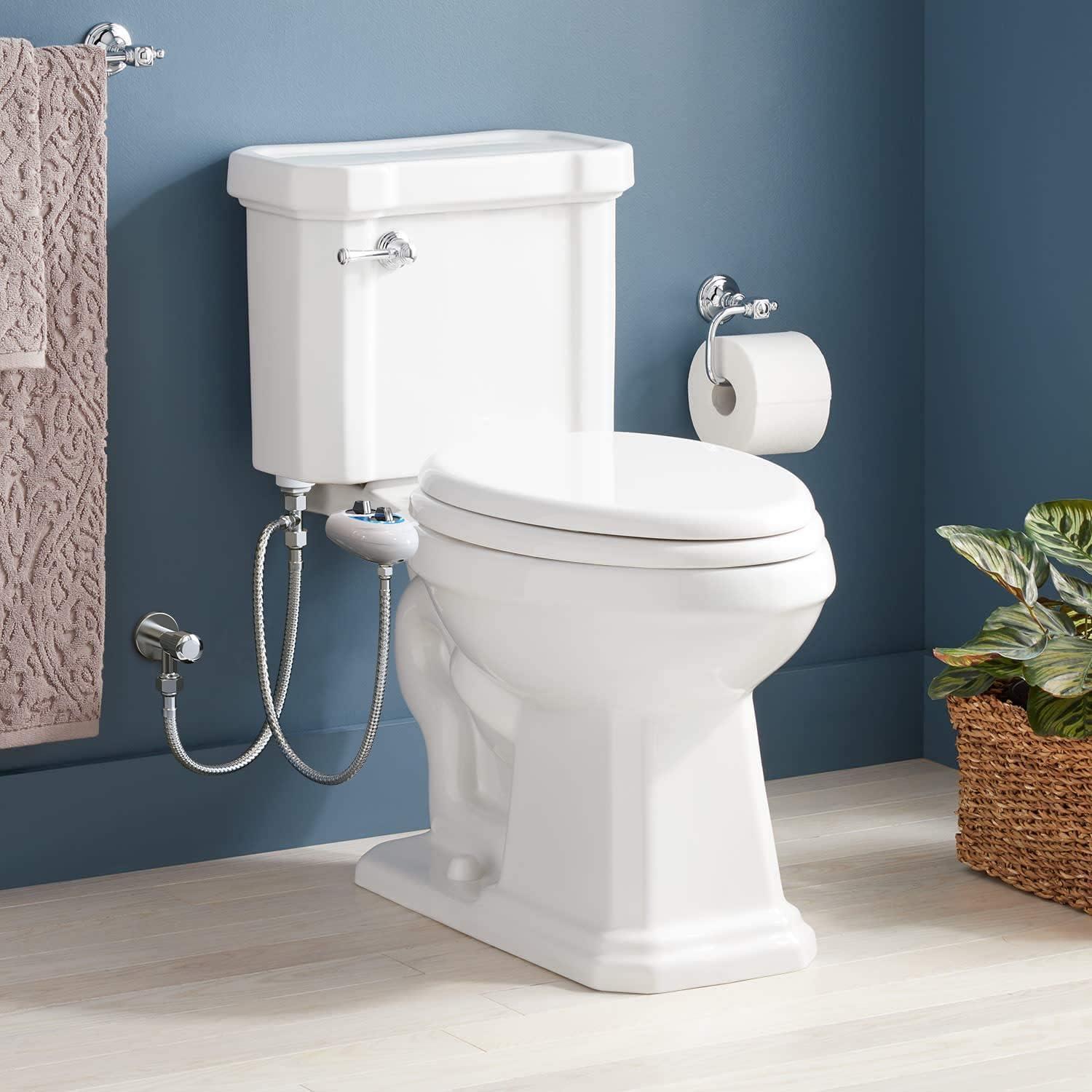 Accesorio de Bidet YASFEL Autolimpiante Azul/Blanco