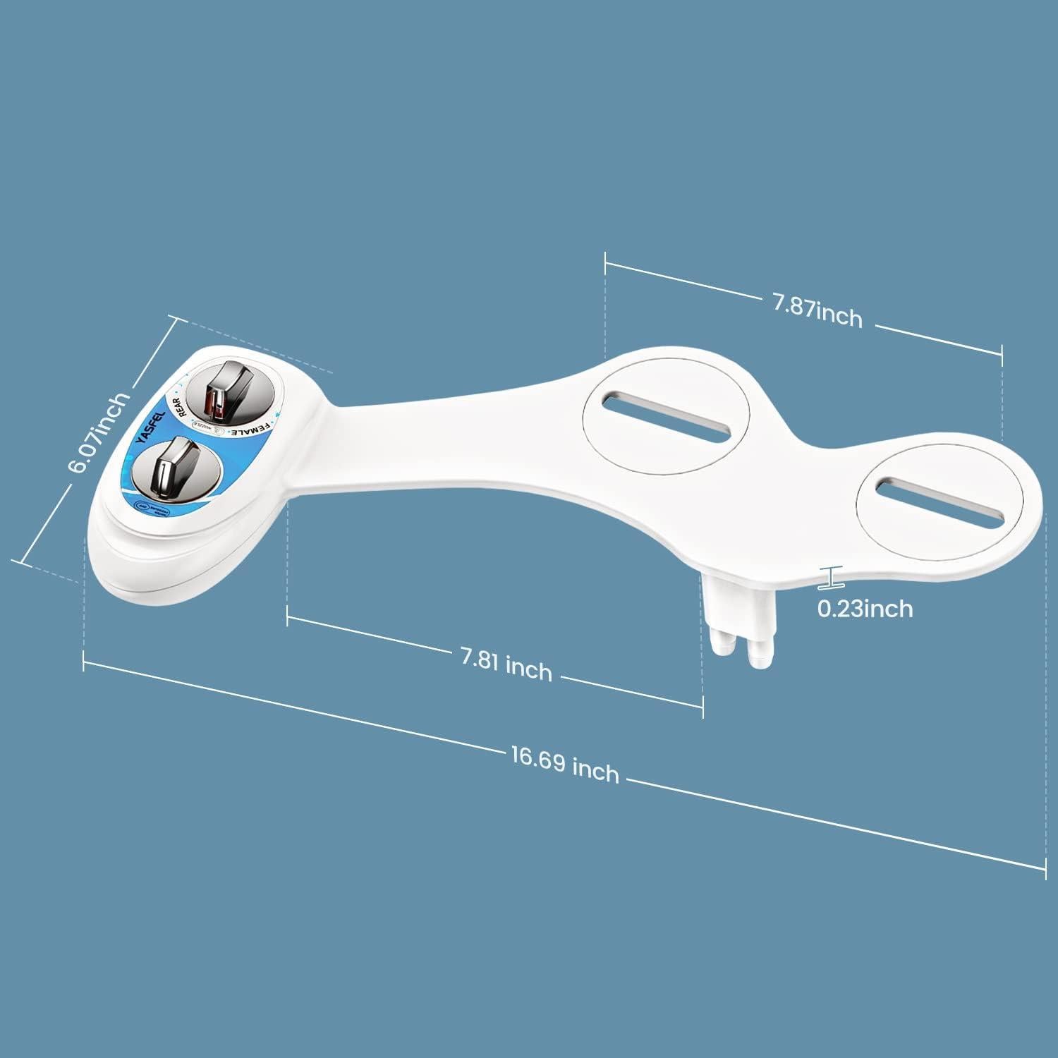 Accesorio de Bidet YASFEL Autolimpiante Azul/Blanco