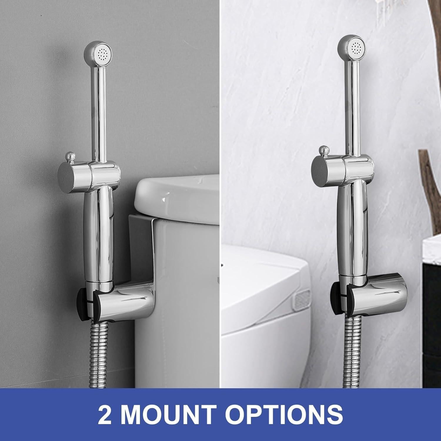 Rociador de Bidet de Mano Greenspring Cromo Ajustable 0.68 kg