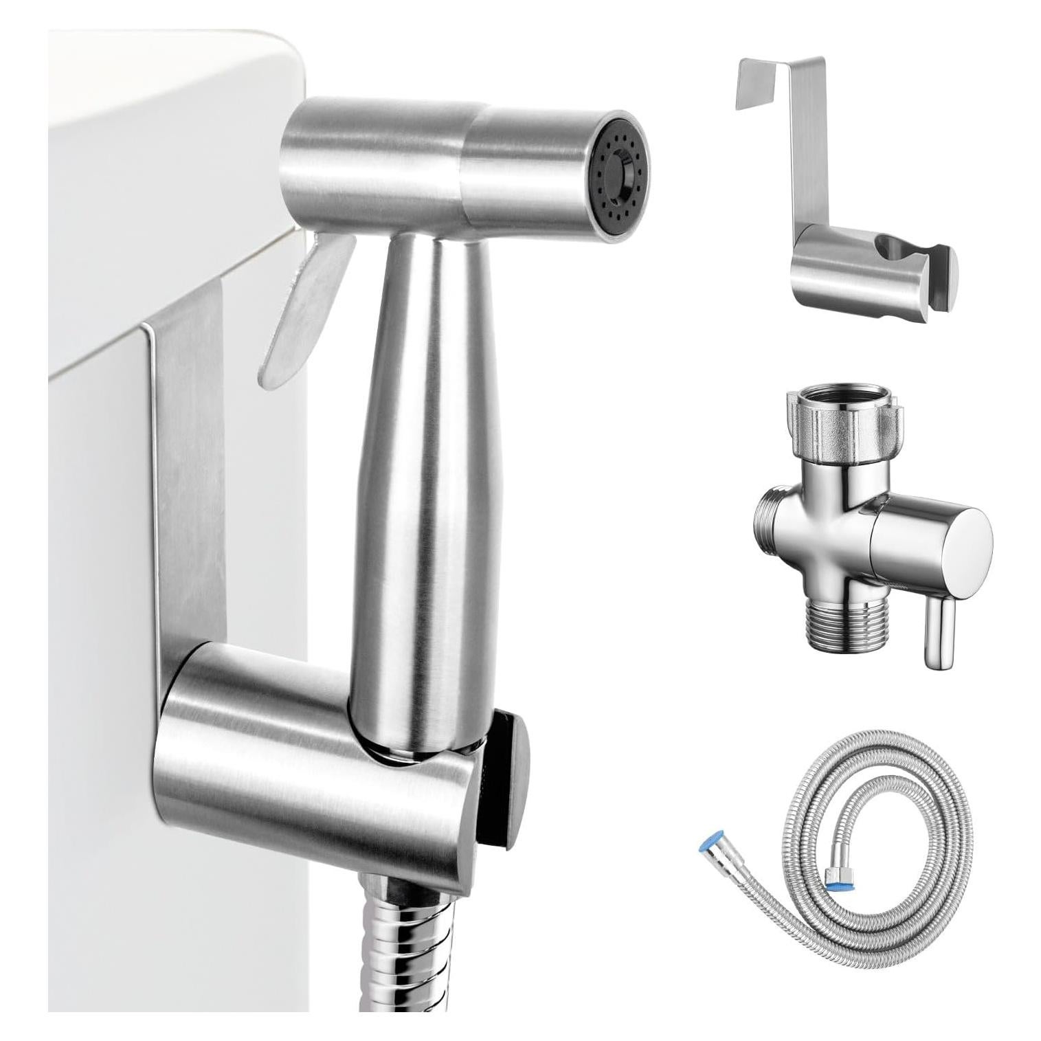 Rociador de Bidet de Mano HSMHOSE Acero Inoxidable 0.66 kg