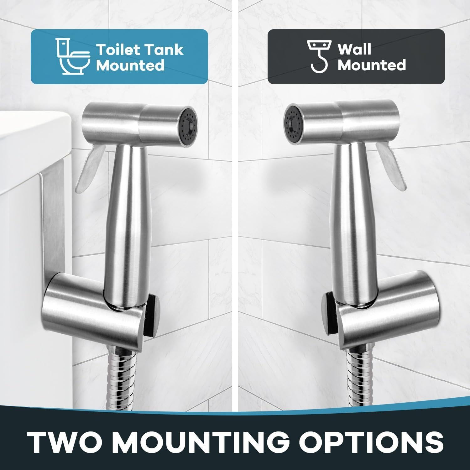 Rociador de Bidet de Mano HSMHOSE Acero Inoxidable 0.66 kg