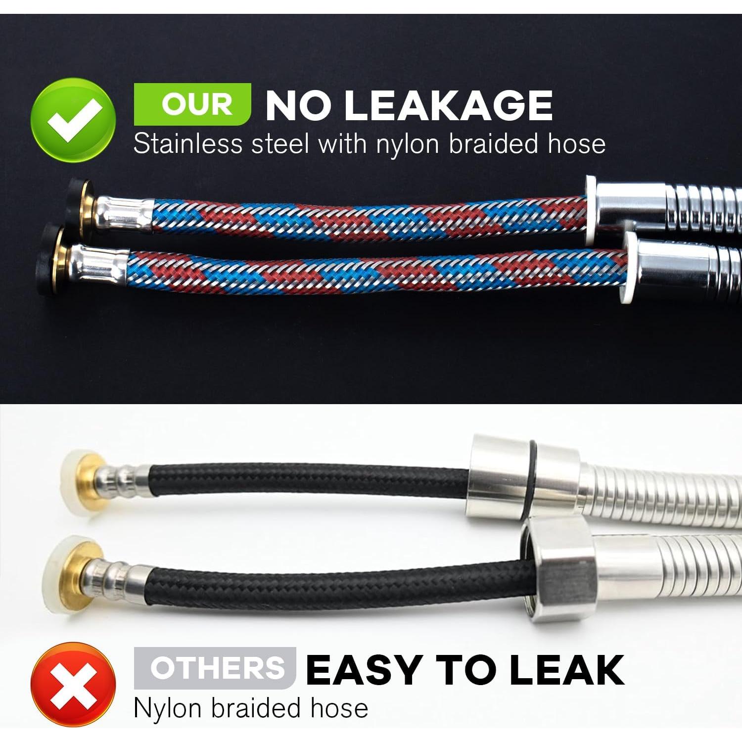 Rociador de Bidet de Mano HSMHOSE Acero Inoxidable 0.66 kg