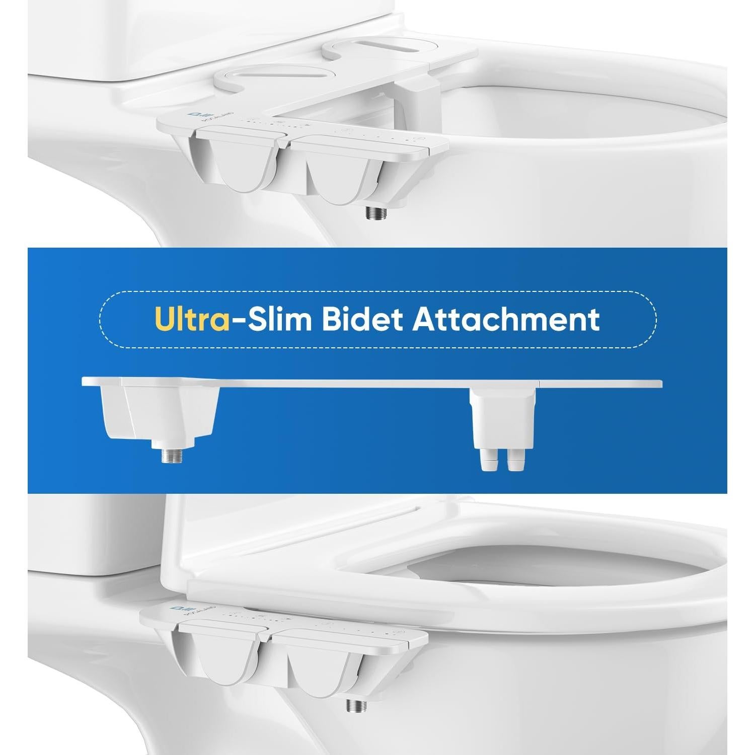 Bidet No Eléctrico POCALAND 3 en 1 con Boquillas Duales