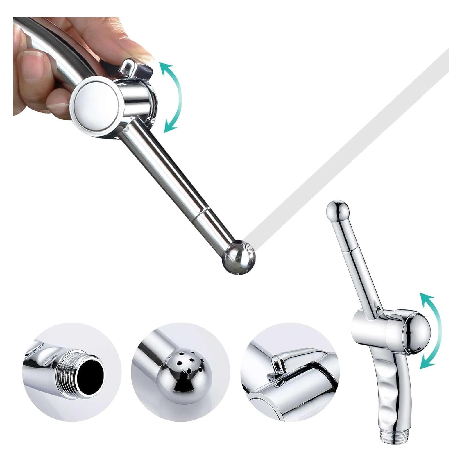 Rociador de Bidet Manual Barrock Cromo 7 Orificios